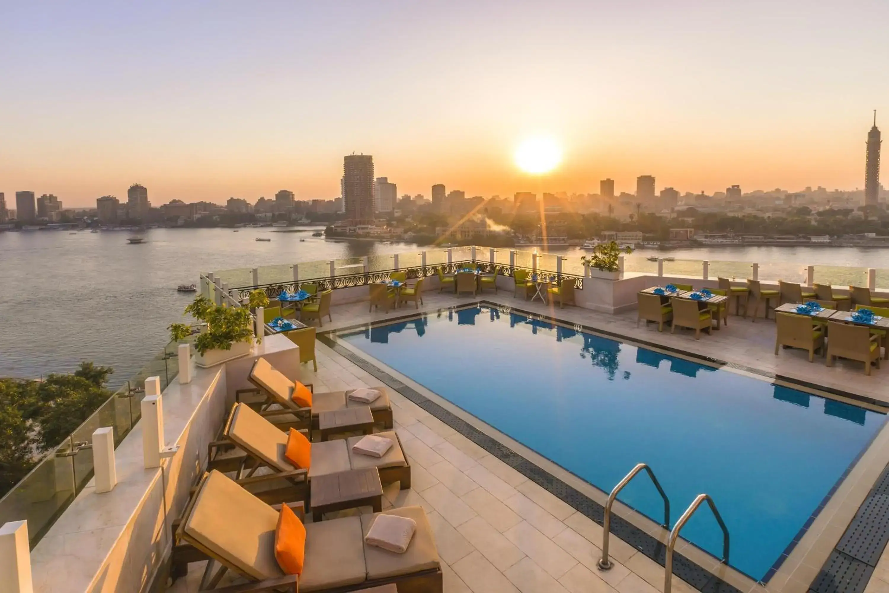 Property building in Kempinski Nile Hotel, Cairo Property building in Kempinski Nile Hotel, Cairo