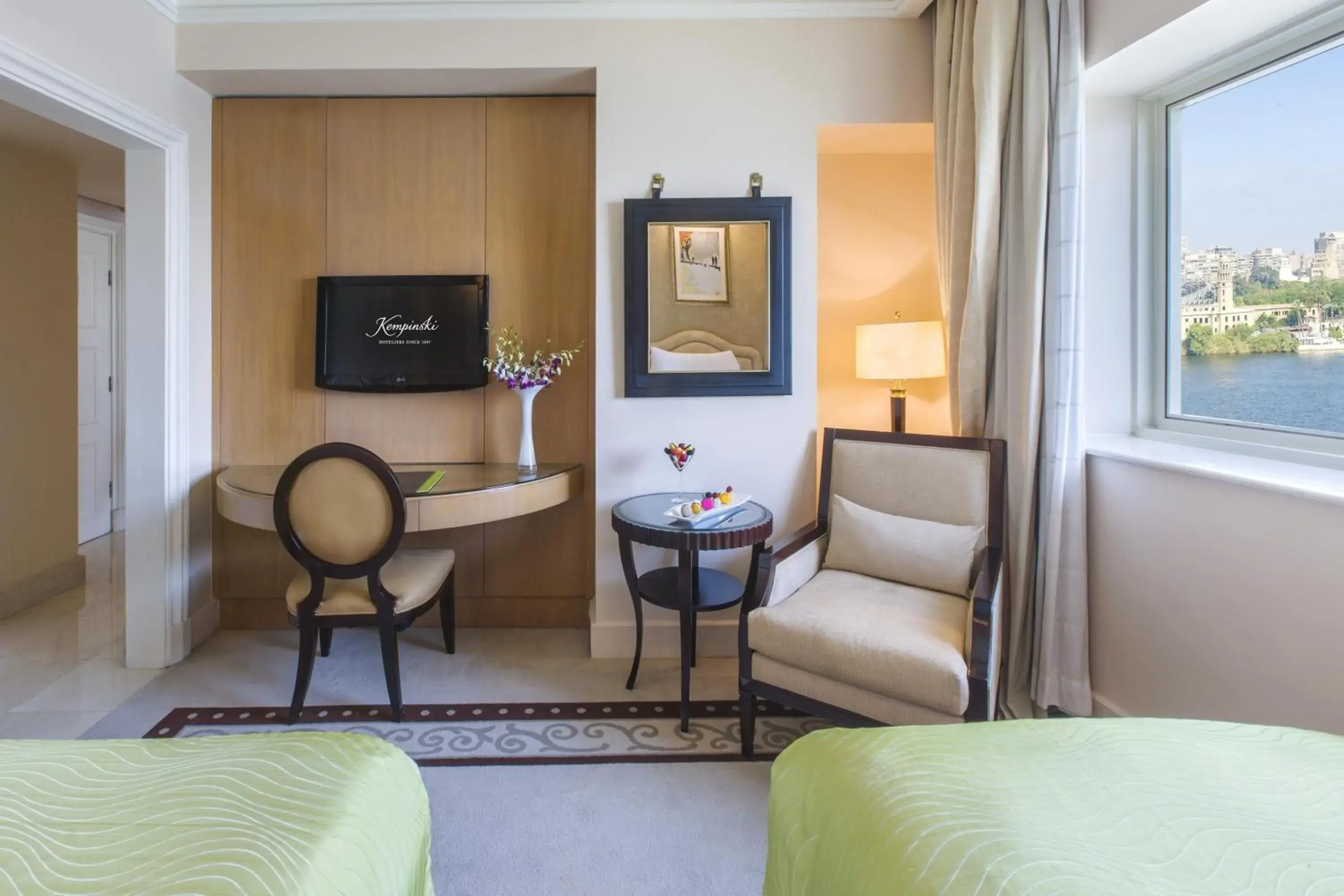 Bedroom in Kempinski Nile Hotel, Cairo Bedroom in Kempinski Nile Hotel, Cairo