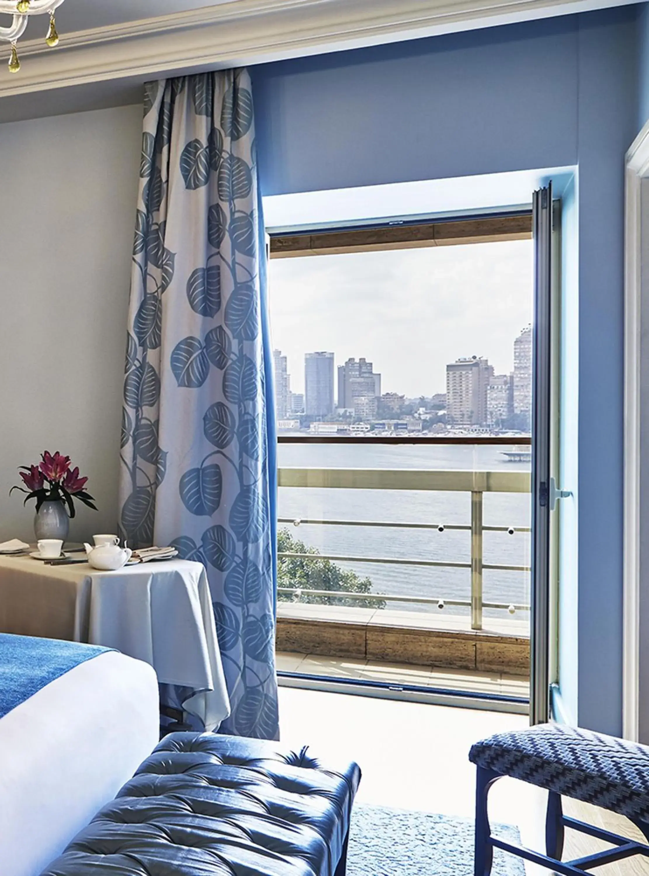 View (from property/room), Bed in Kempinski Nile Hotel, Cairo View (from property/room), Bed in Kempinski Nile Hotel, Cairo