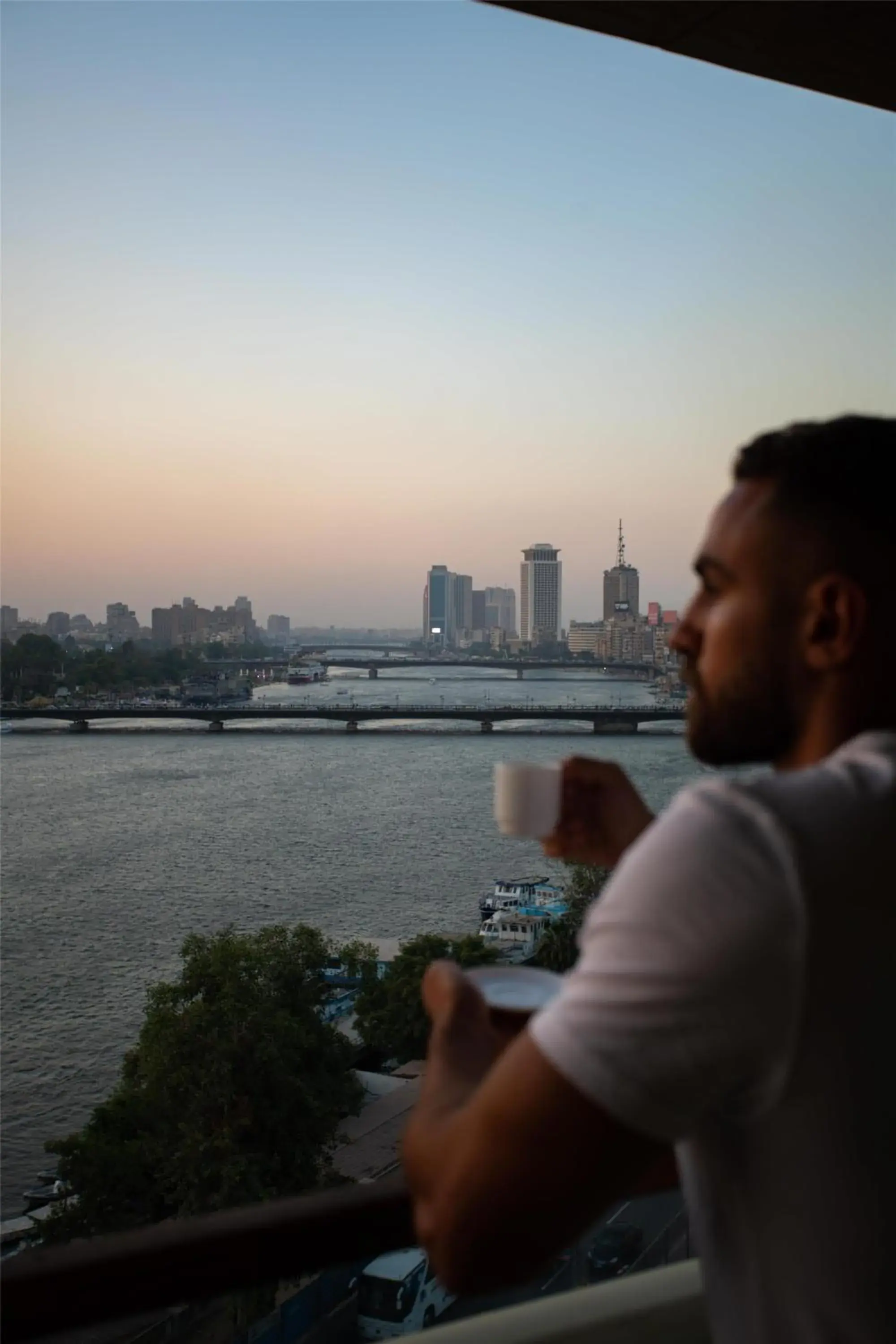 View (from property/room) in Kempinski Nile Hotel, Cairo View (from property/room) in Kempinski Nile Hotel, Cairo