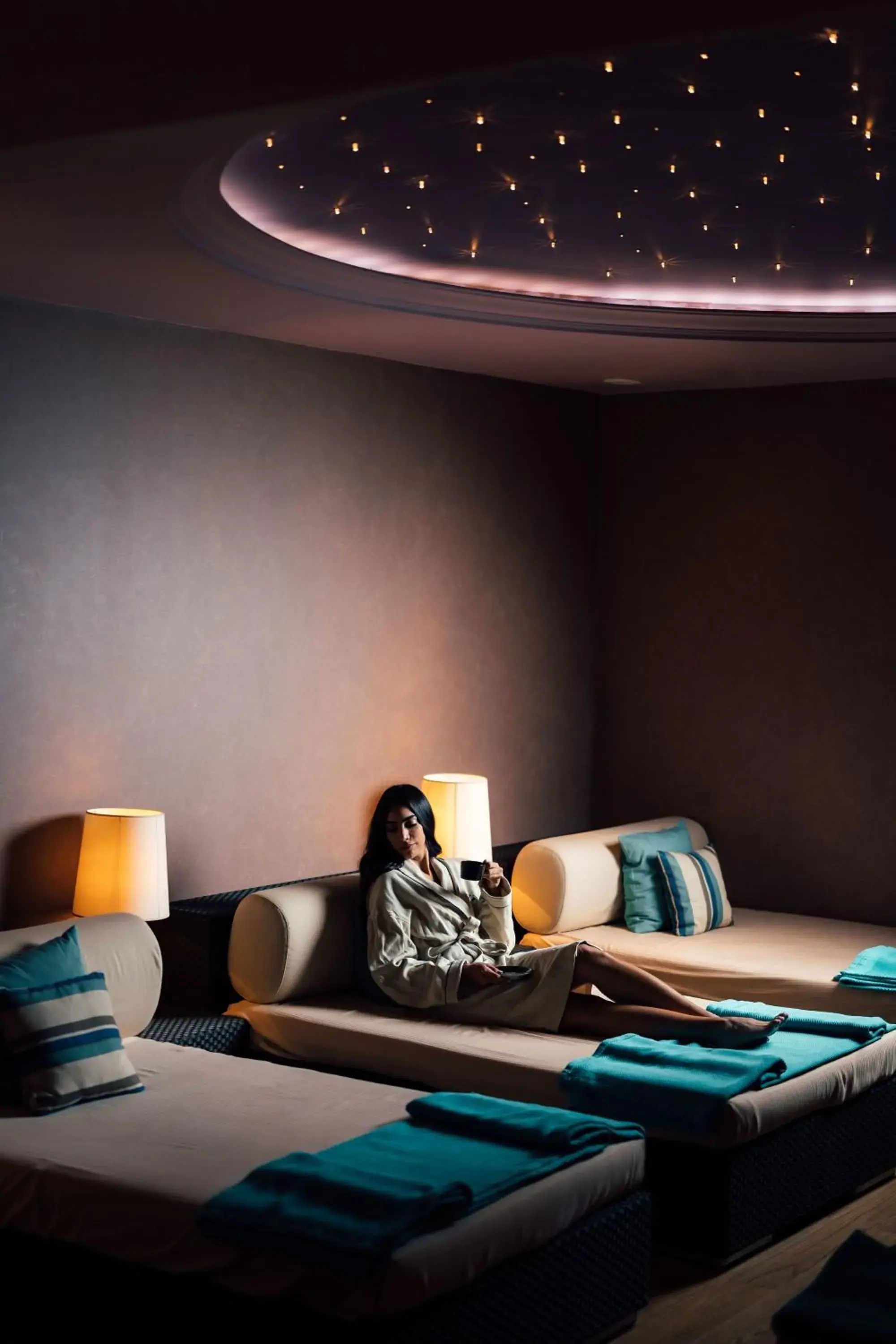 Spa and wellness centre/facilities, Bed in Kempinski Nile Hotel, Cairo Spa and wellness centre/facilities, Bed in Kempinski Nile Hotel, Cairo