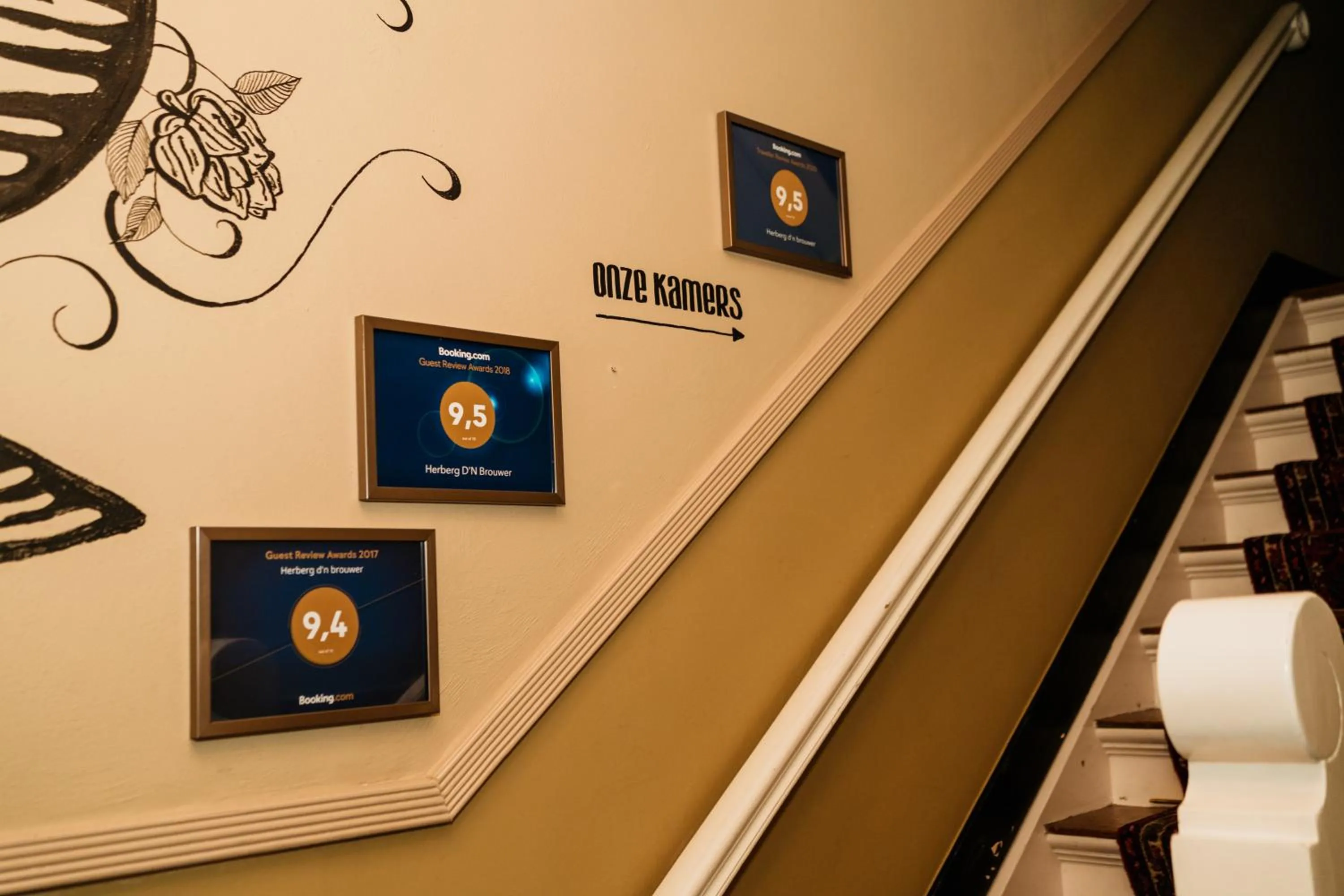 Facade/entrance in Herberg d'n brouwer