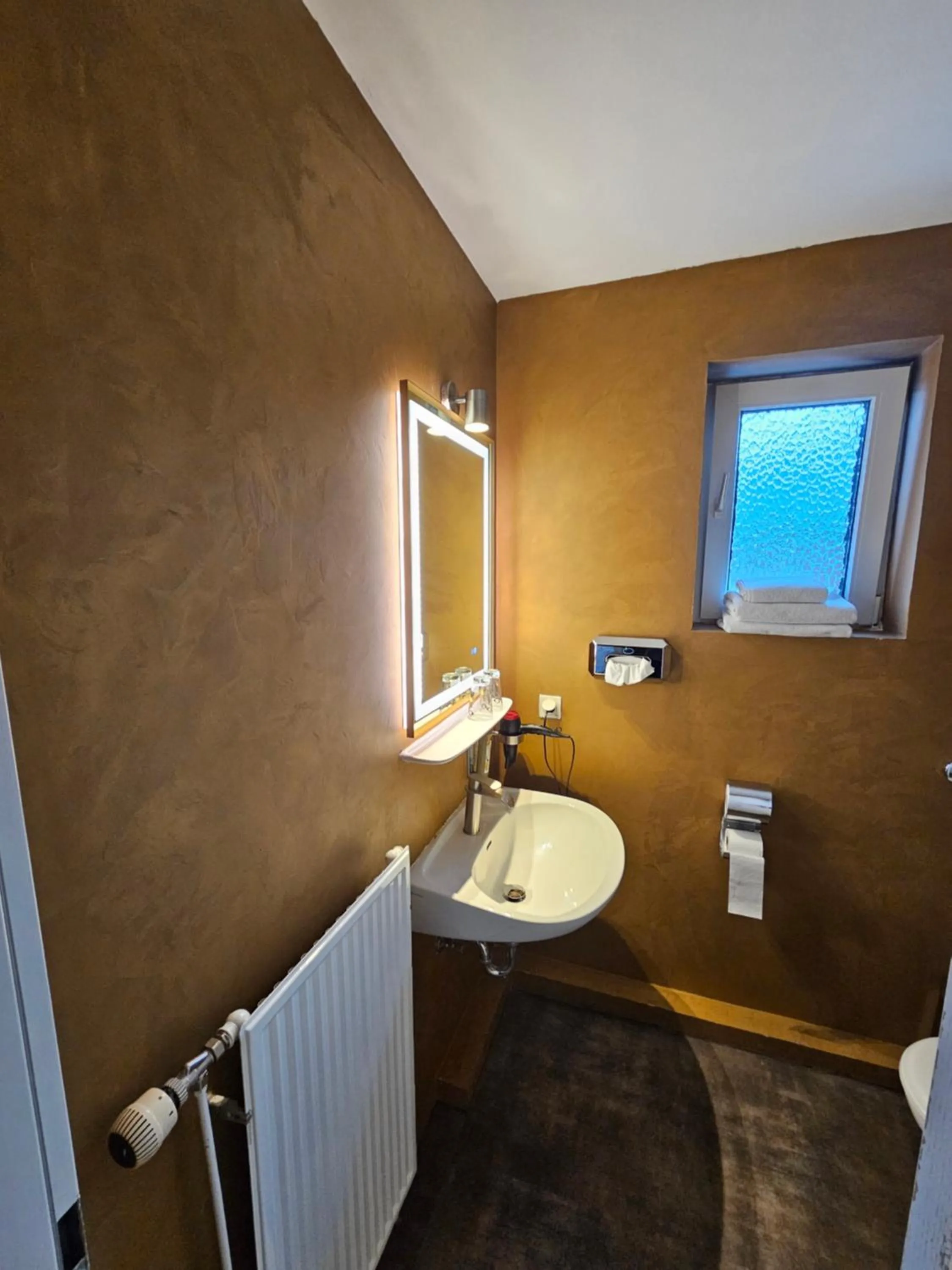 Toilet in Hotel Zum Zeppelin Hamburg