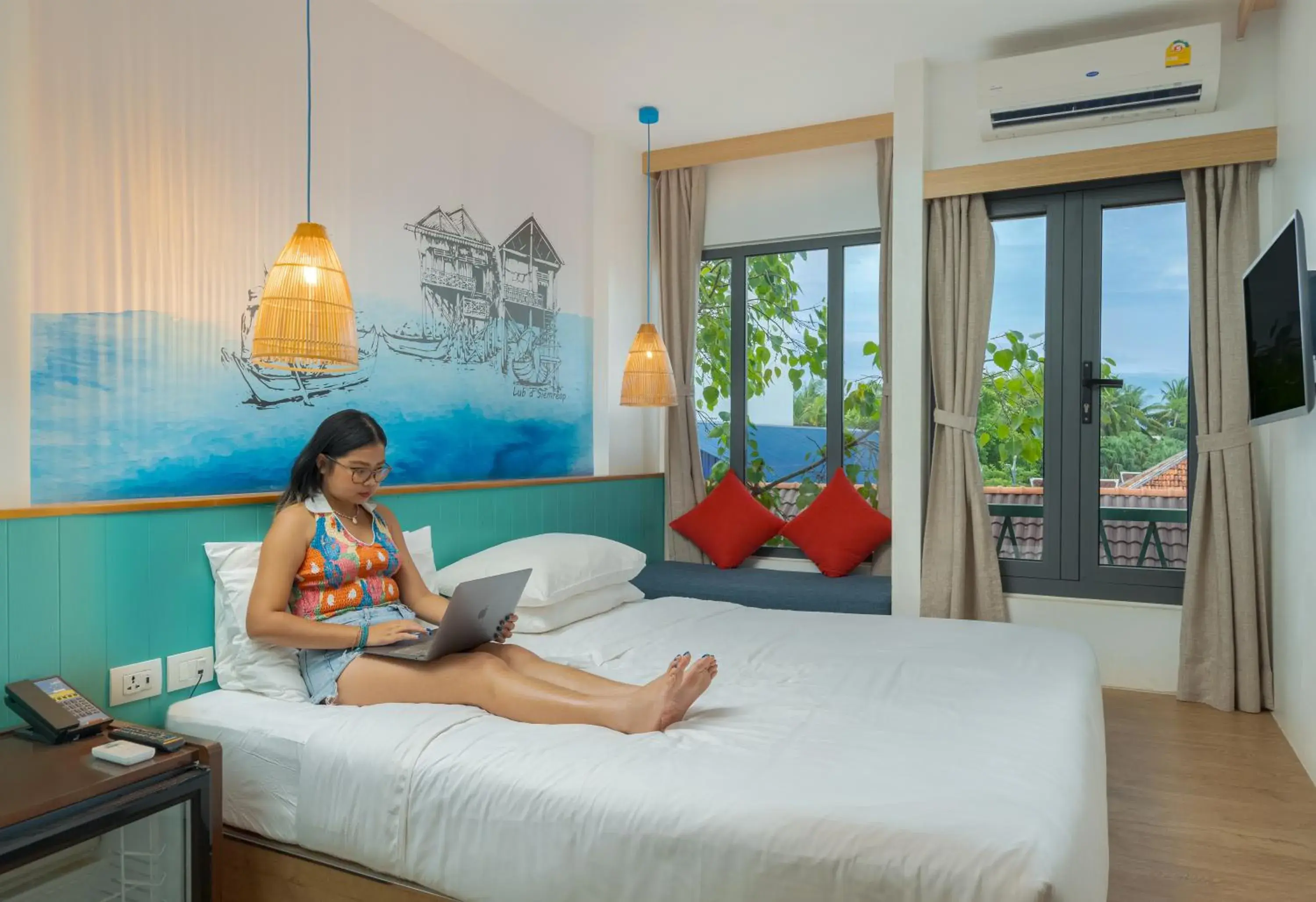 Photo of the whole room, Bed in Lub d Siem Reap - Near Pub Street & Angkor Wat Photo of the whole room, Bed in Lub d Siem Reap - Near Pub Street & Angkor Wat