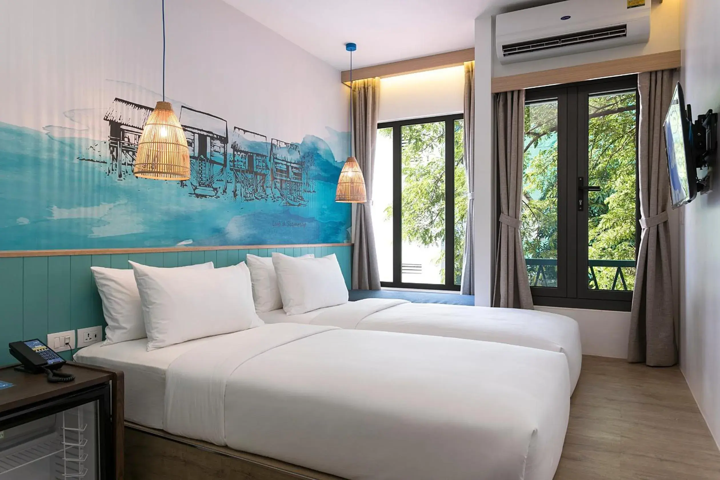 Deluxe Twin in Lub d Siem Reap - Near Pub Street & Angkor Wat Deluxe Twin in Lub d Siem Reap - Near Pub Street & Angkor Wat