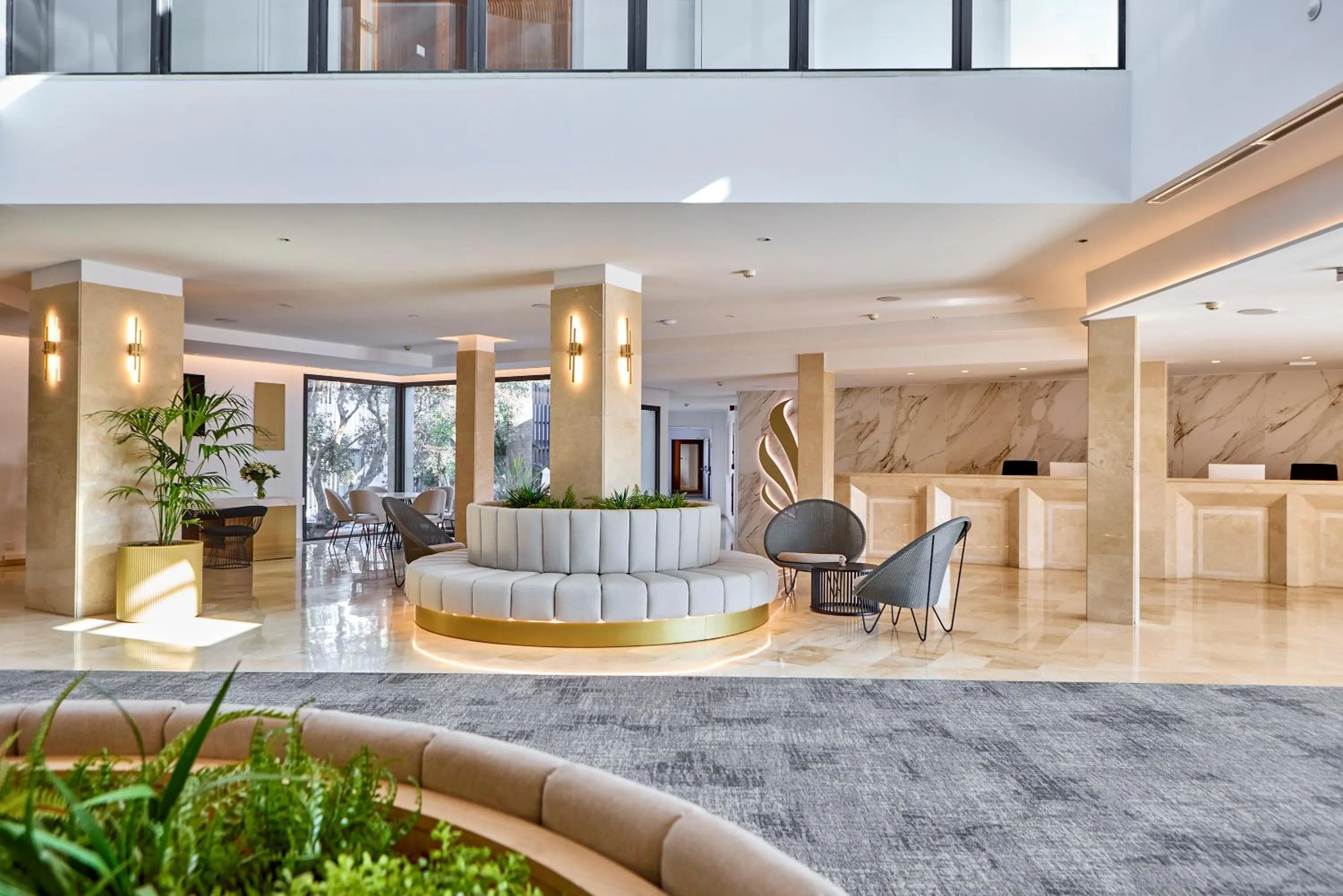 Lobby or reception in Universal Grand León & Spa