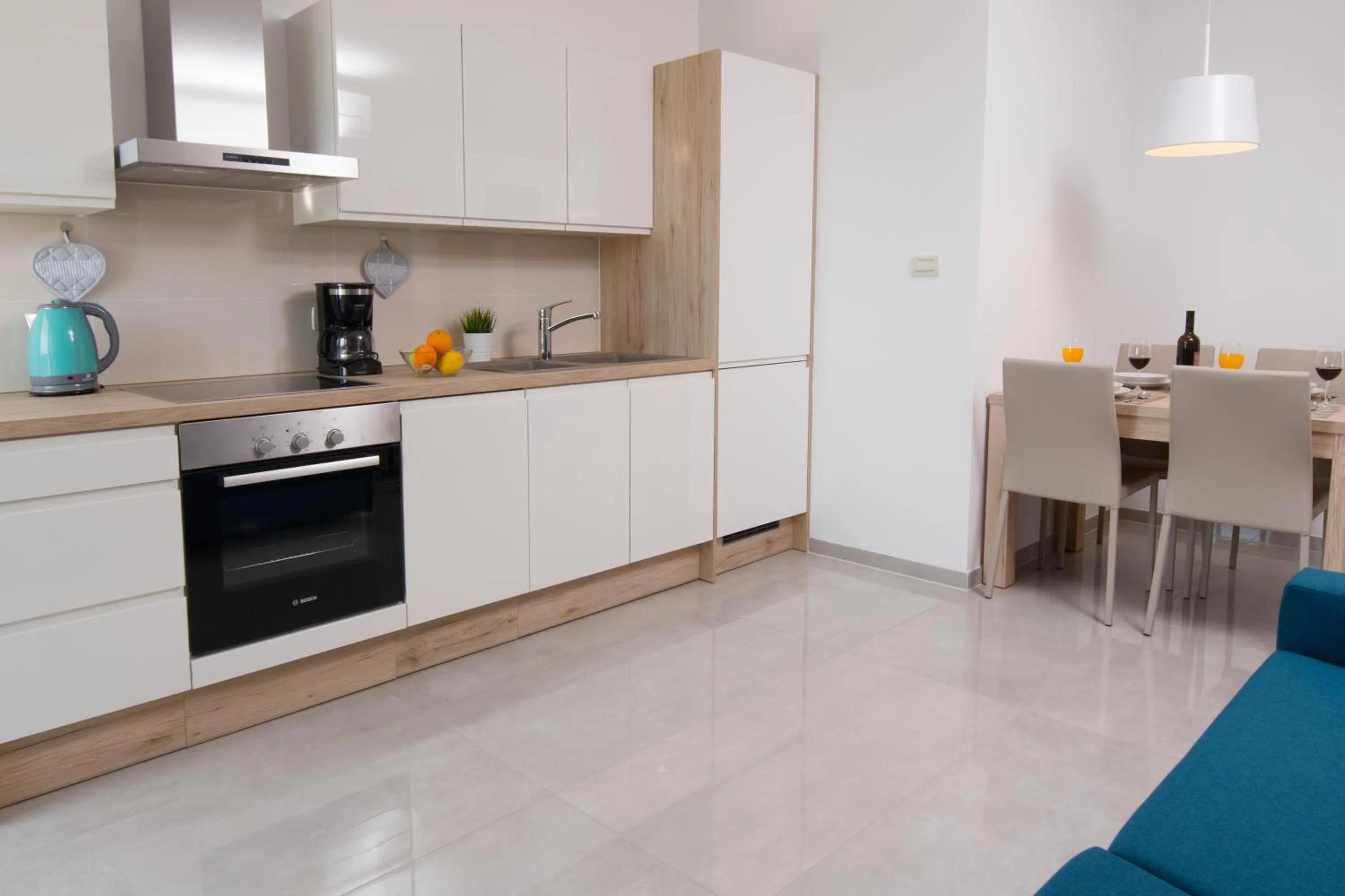 Kitchen or kitchenette in Aparthotel Punta Blu - POOL & SPA