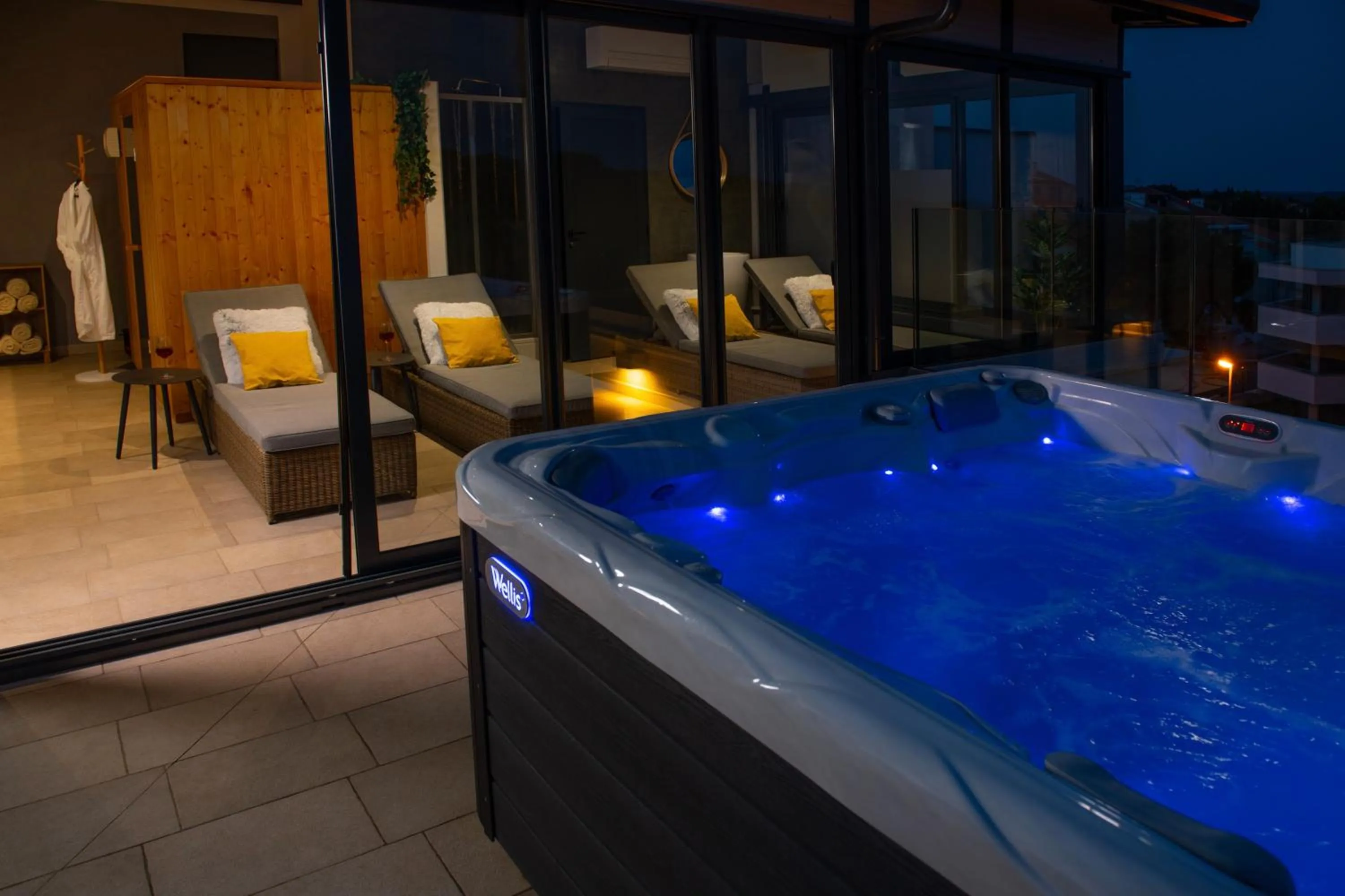 Spa and wellness centre/facilities in Aparthotel Punta Blu - POOL & SPA