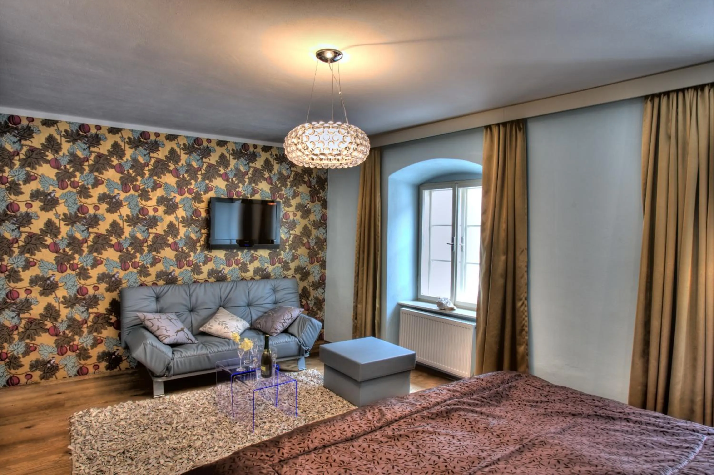 Bed in Hotel Peregrin