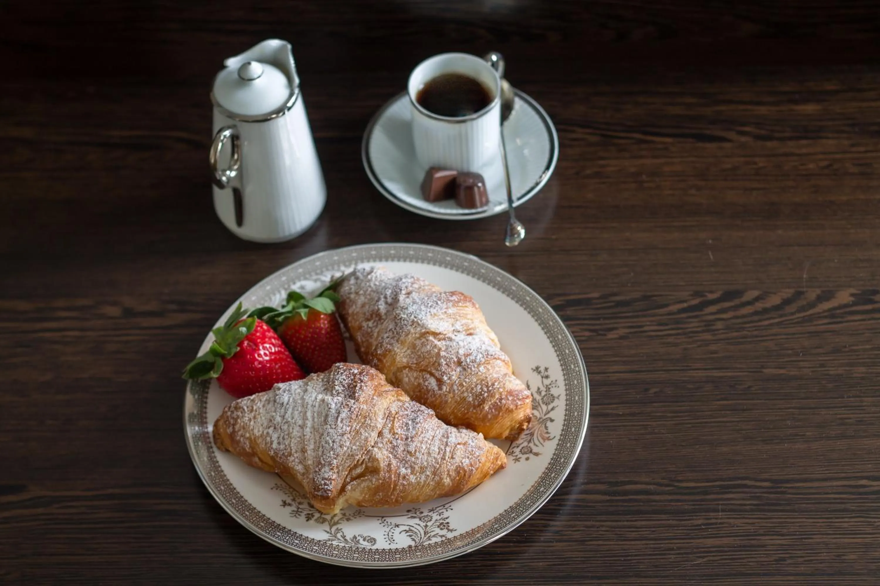 Italian breakfast in Hotel Peregrin