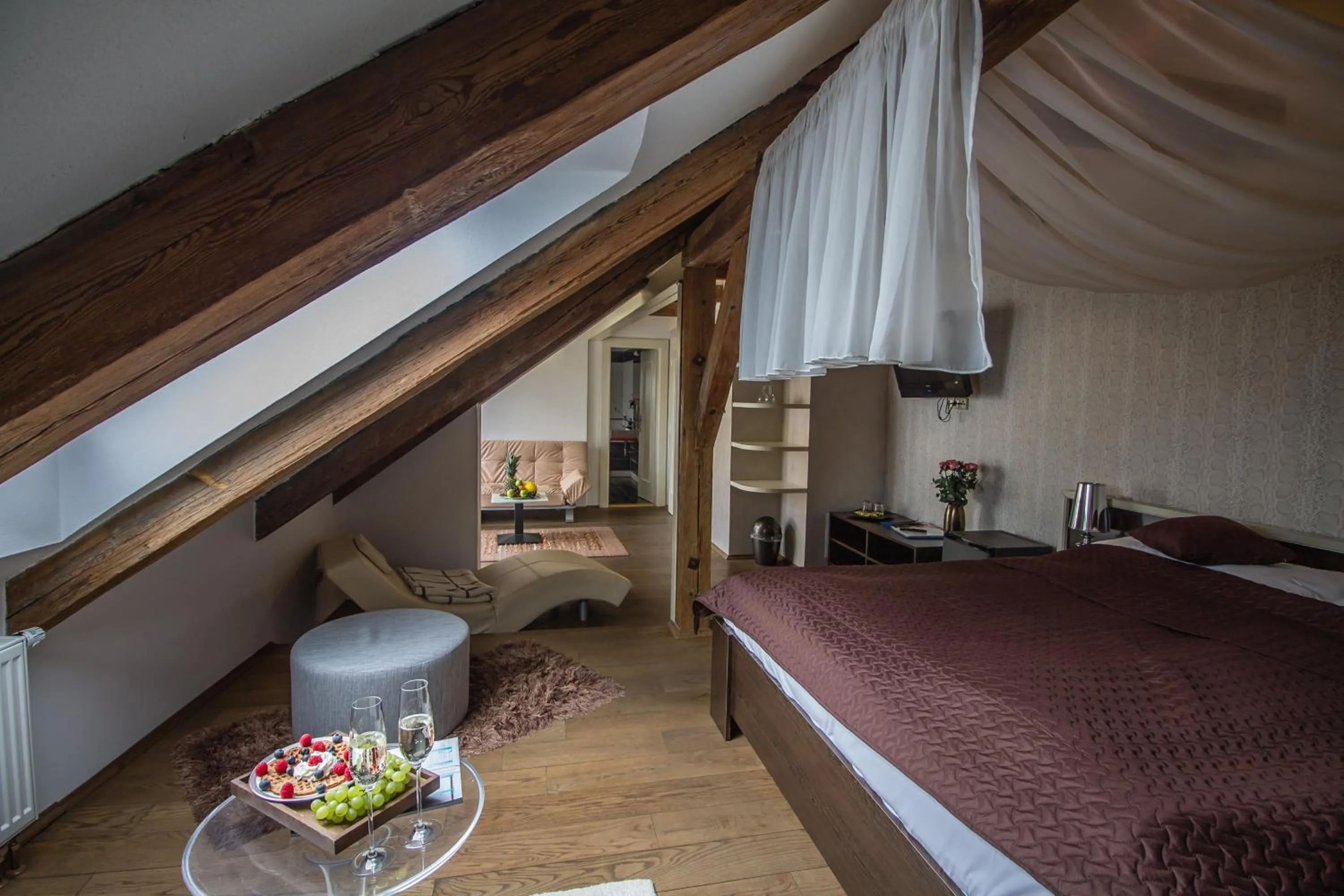 Photo of the whole room, Bed in Hotel Peregrin