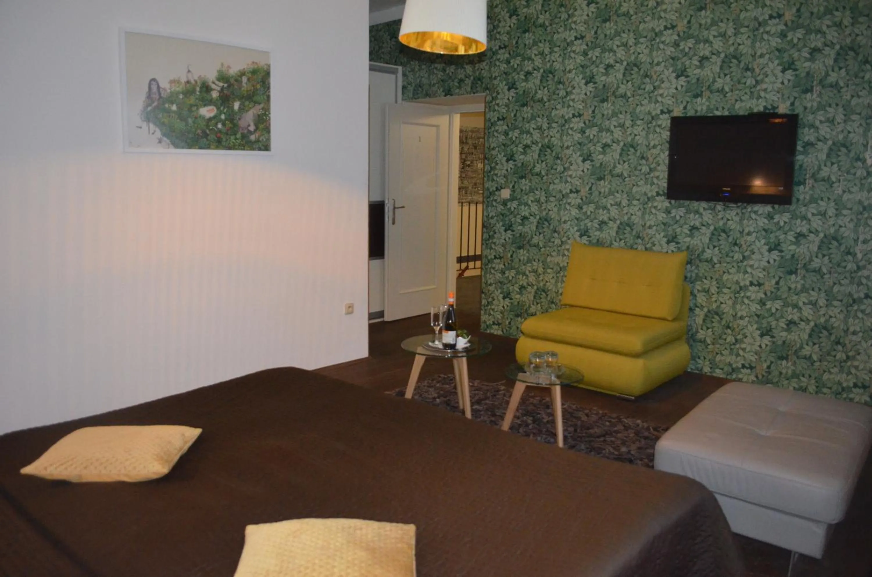 Bed in Hotel Peregrin