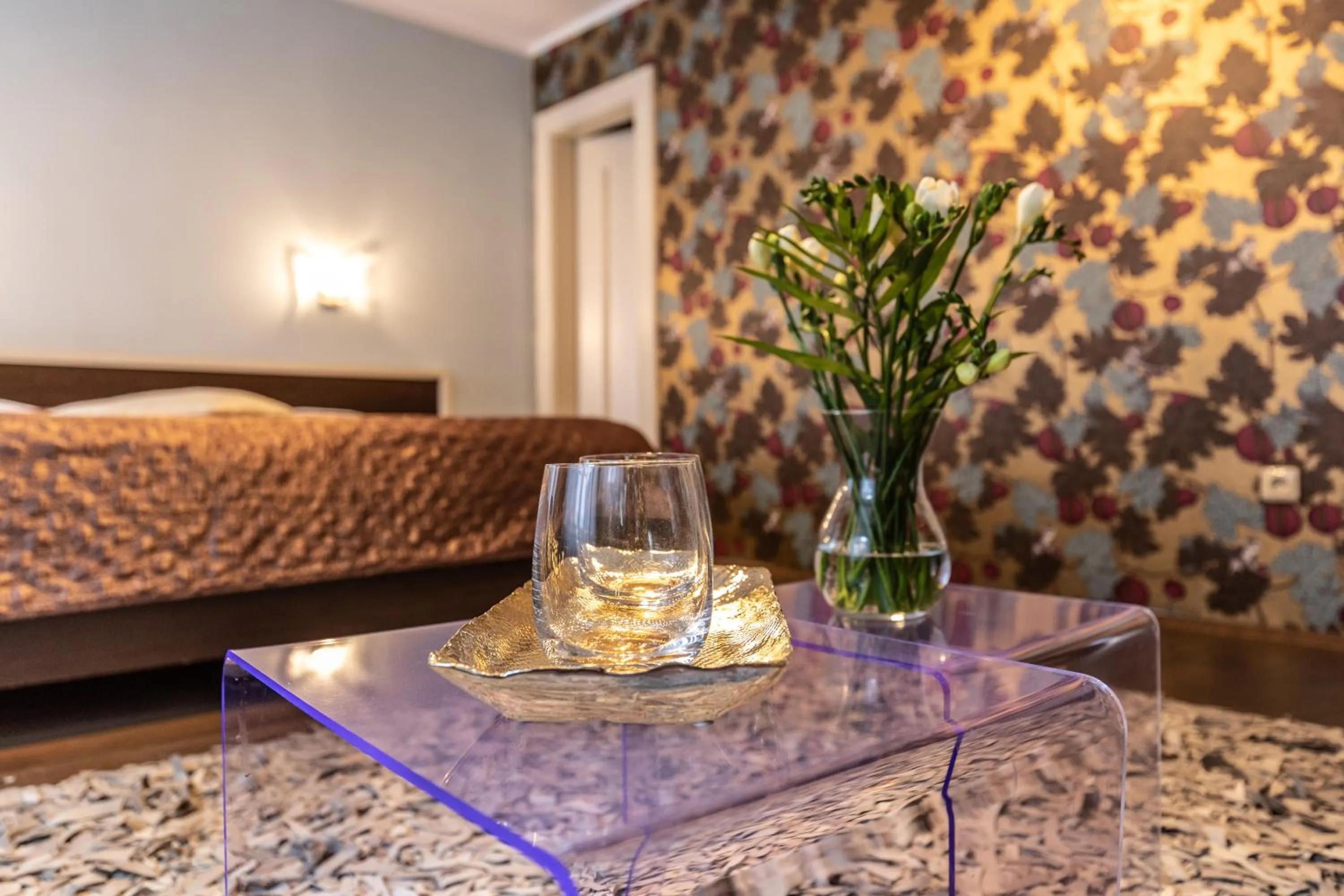 Bedroom, Bed in Hotel Peregrin