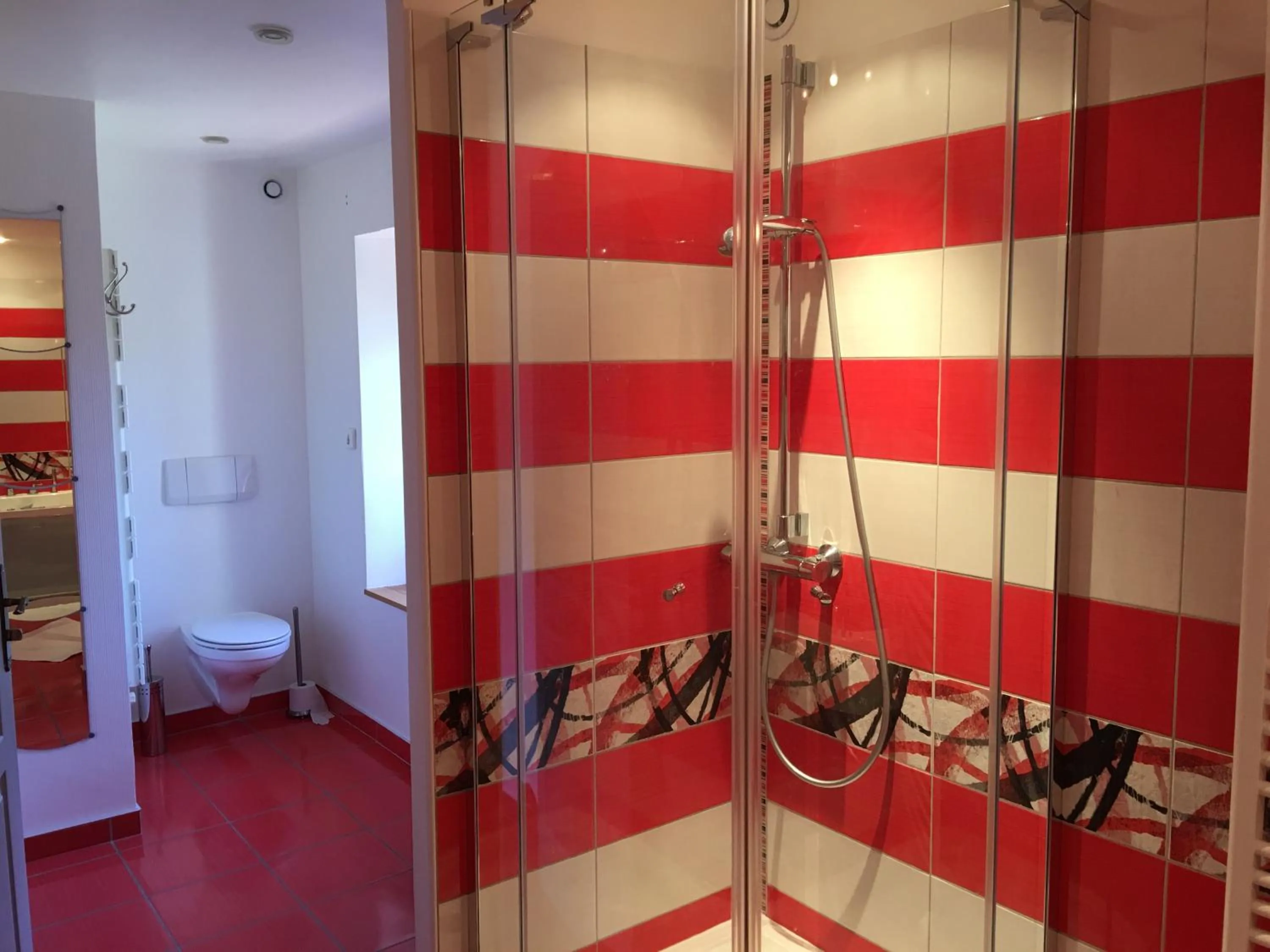 Shower in Les chambres de La Métairie du Dick