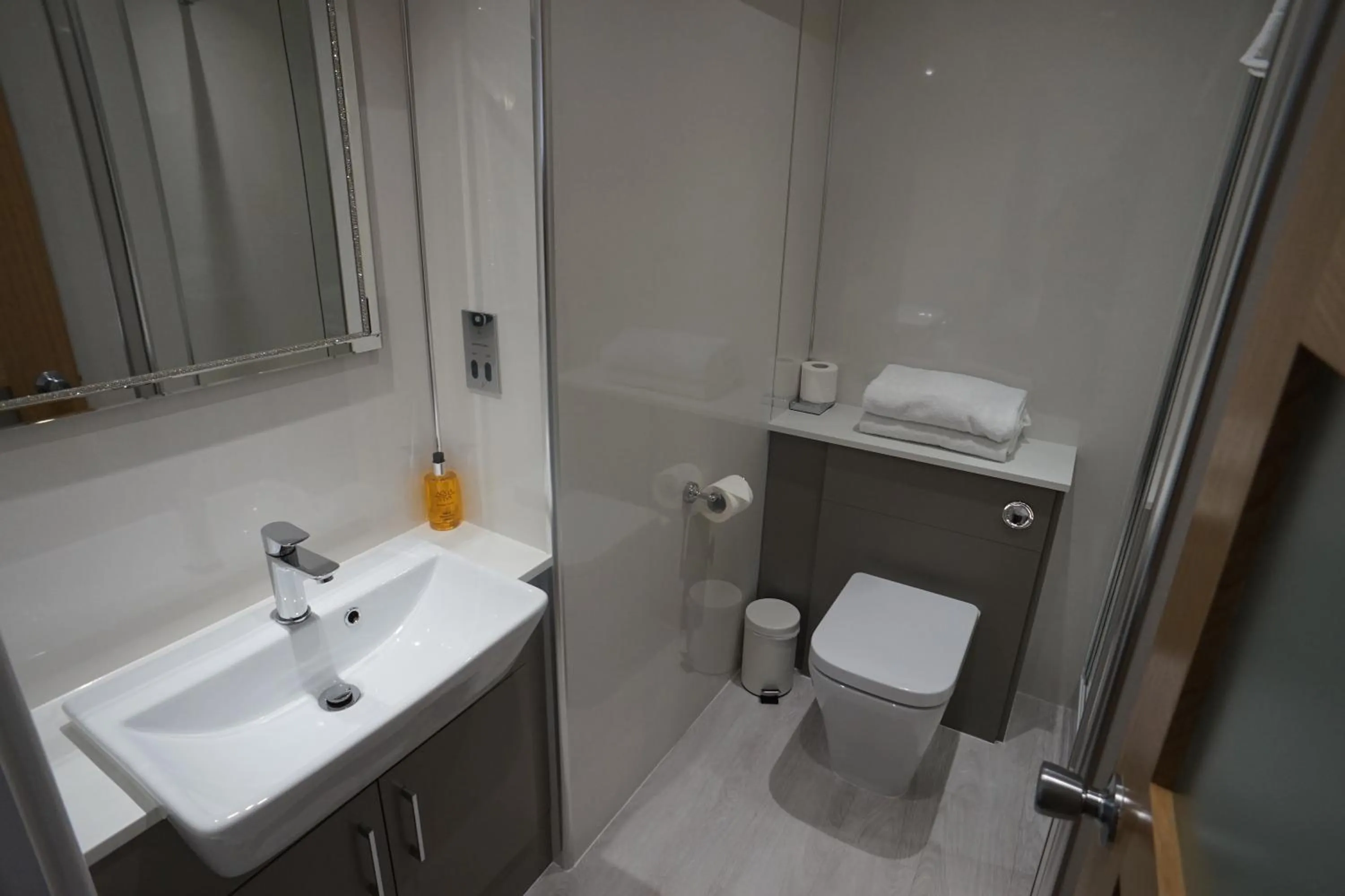 Toilet in Damon’s Hotel