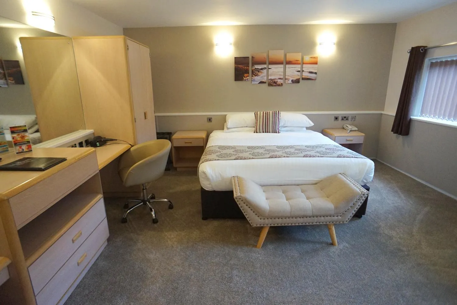 Bed in Damon’s Hotel