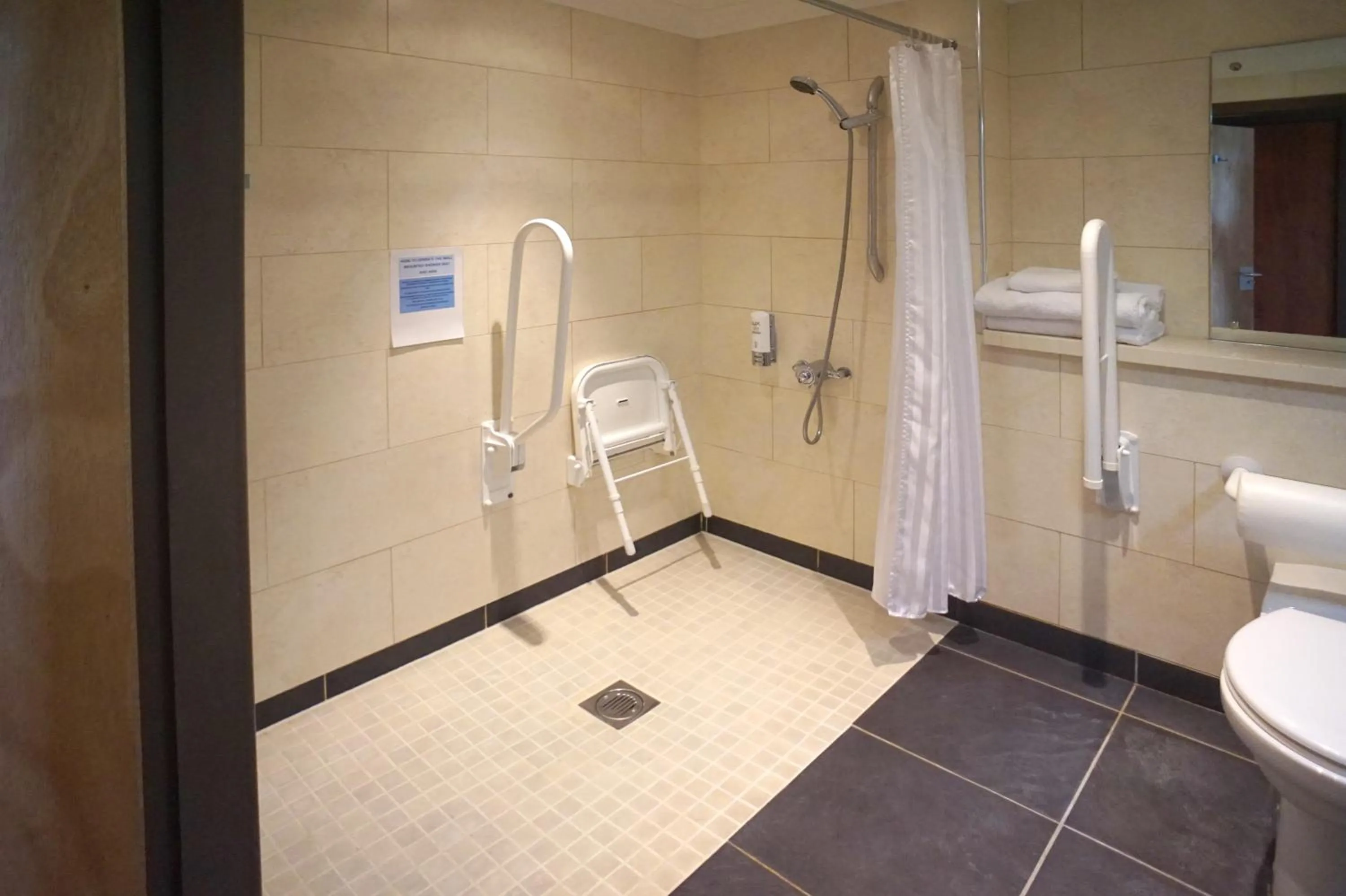 Shower in Damon’s Hotel