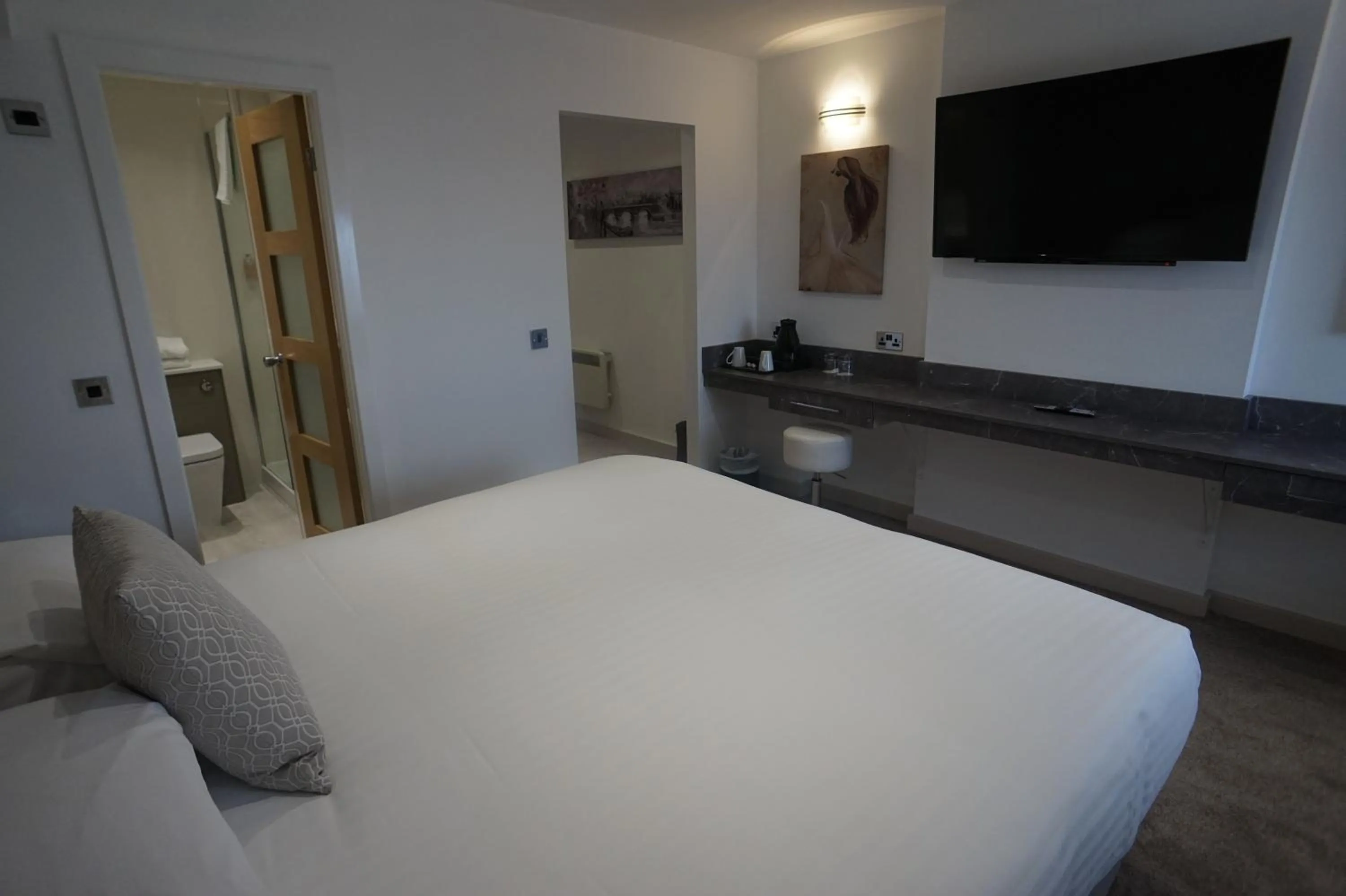 Bed in Damon’s Hotel