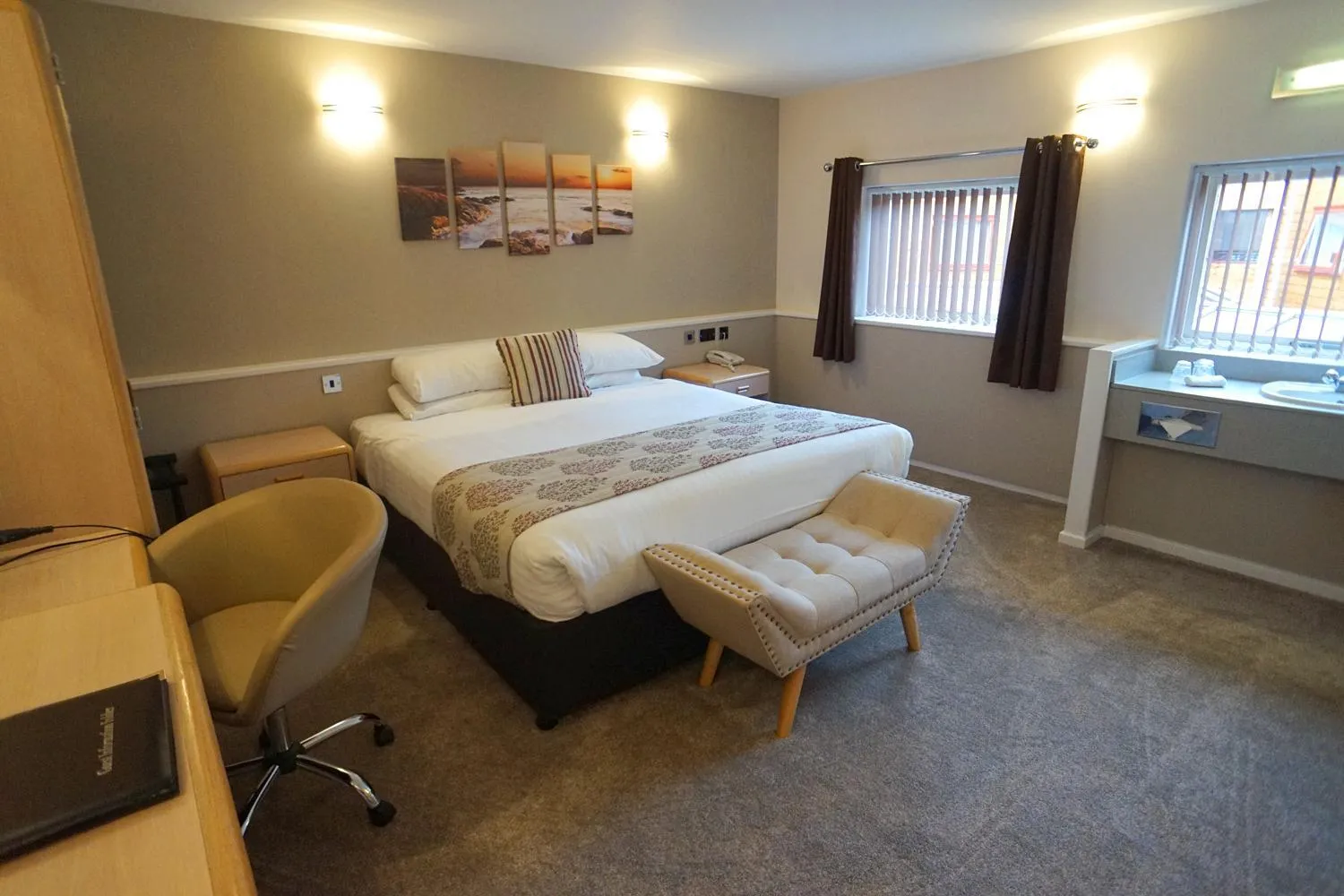 Bed in Damon’s Hotel