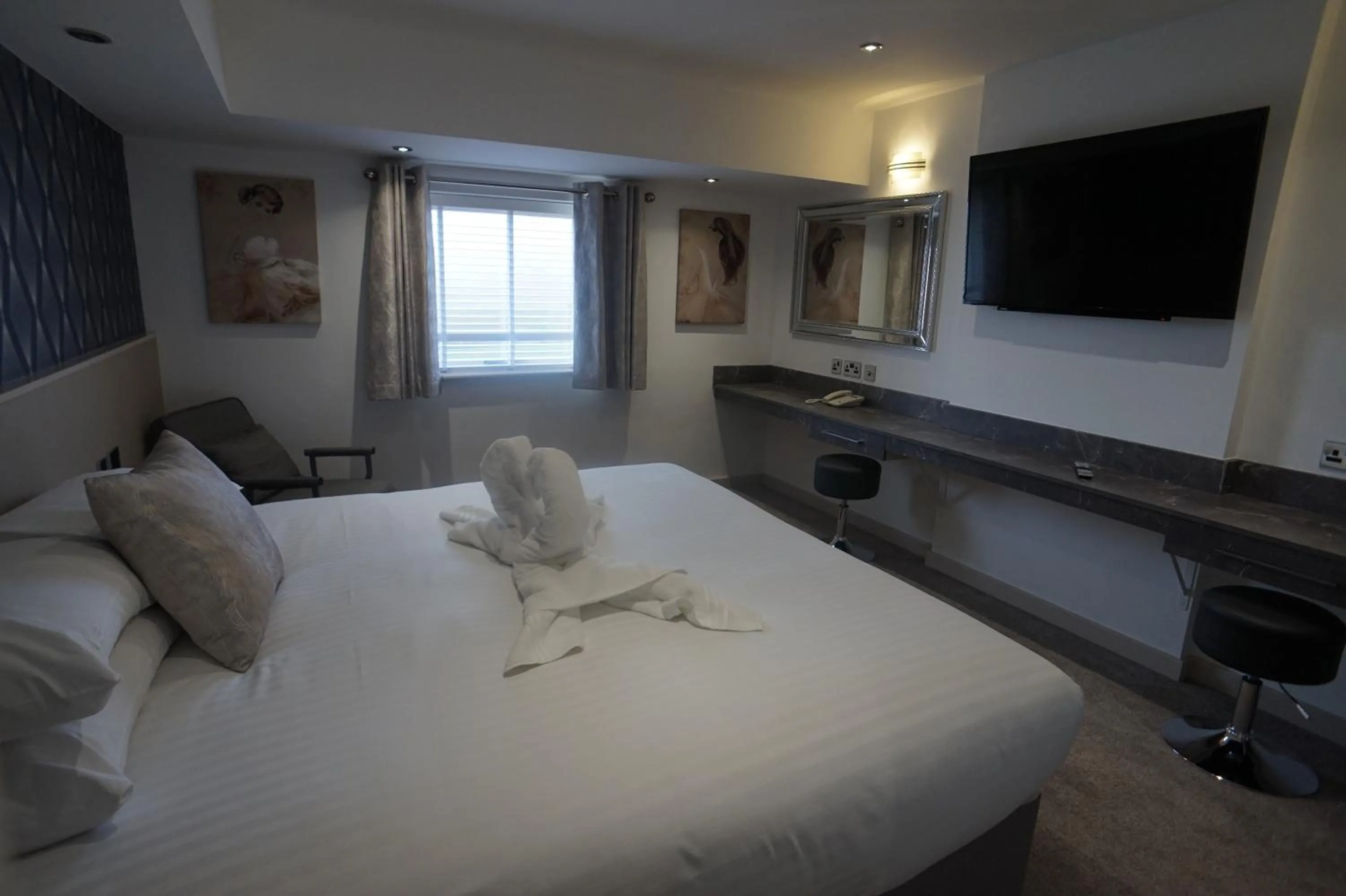 Bed in Damon’s Hotel