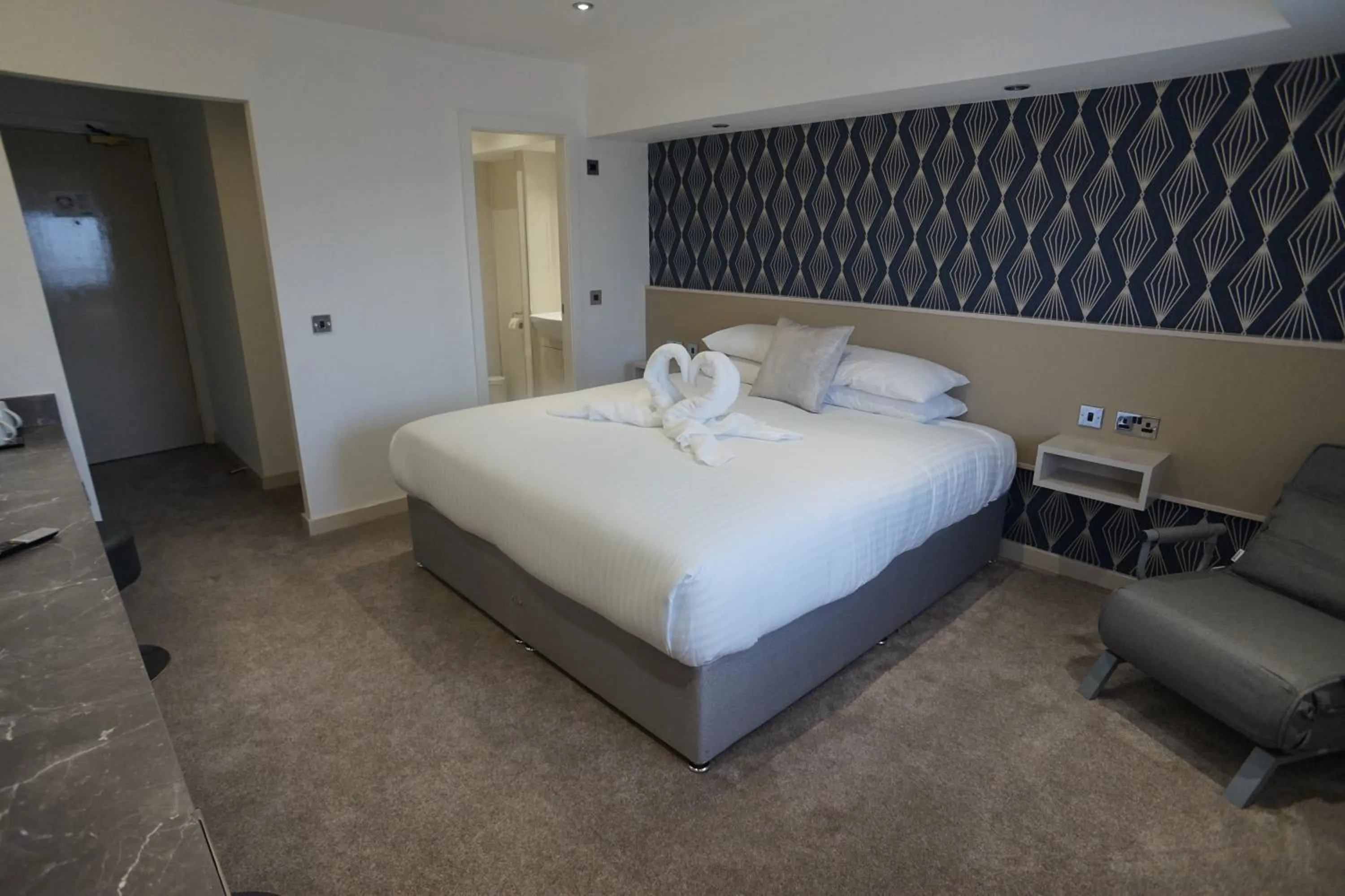 Bed in Damon’s Hotel