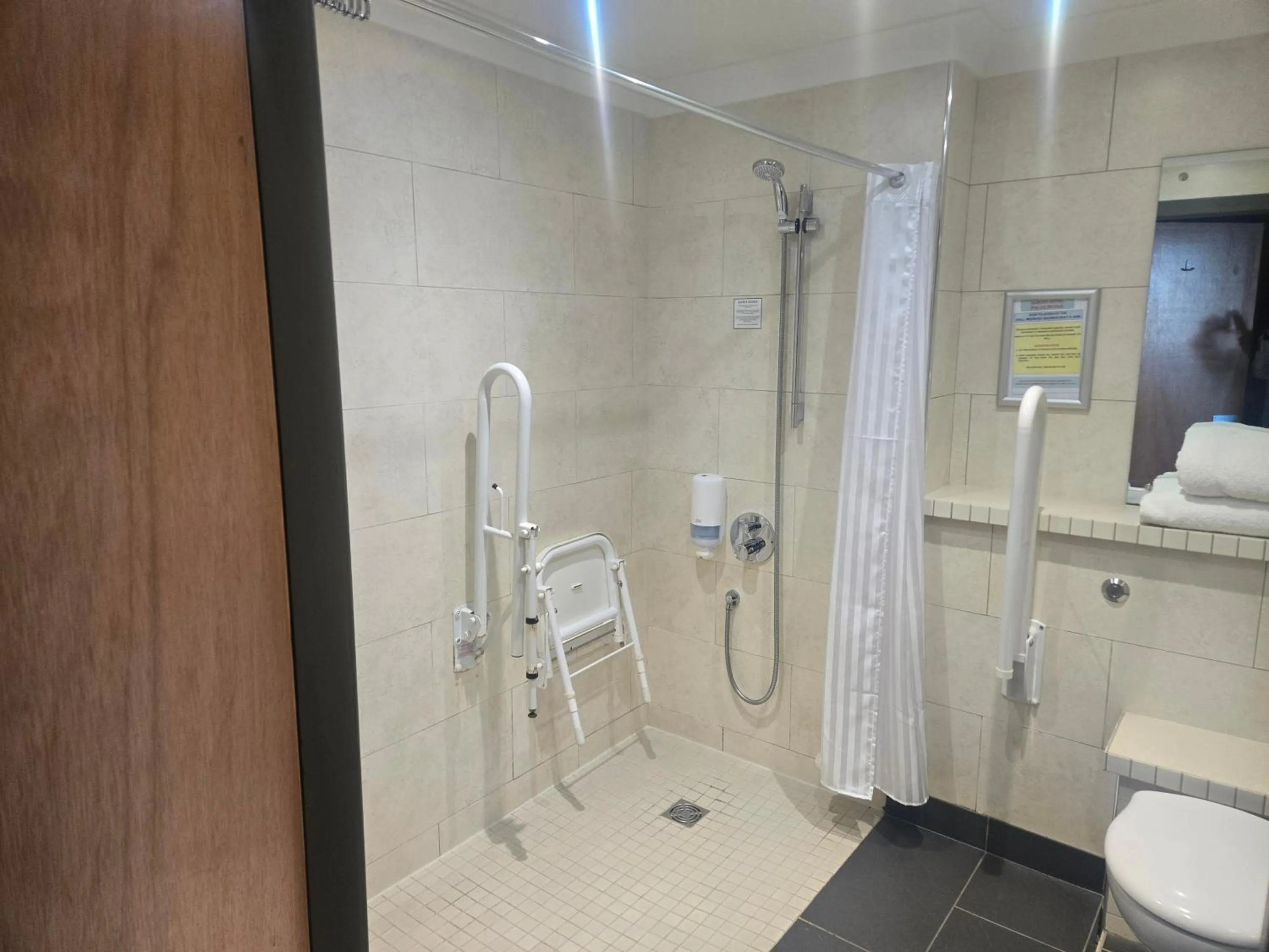 Bathroom in Damon’s Hotel