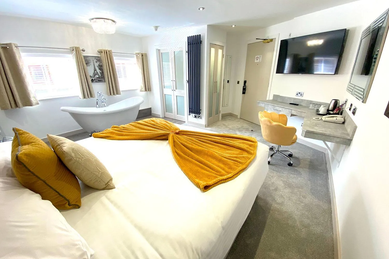 Bed in Damon’s Hotel