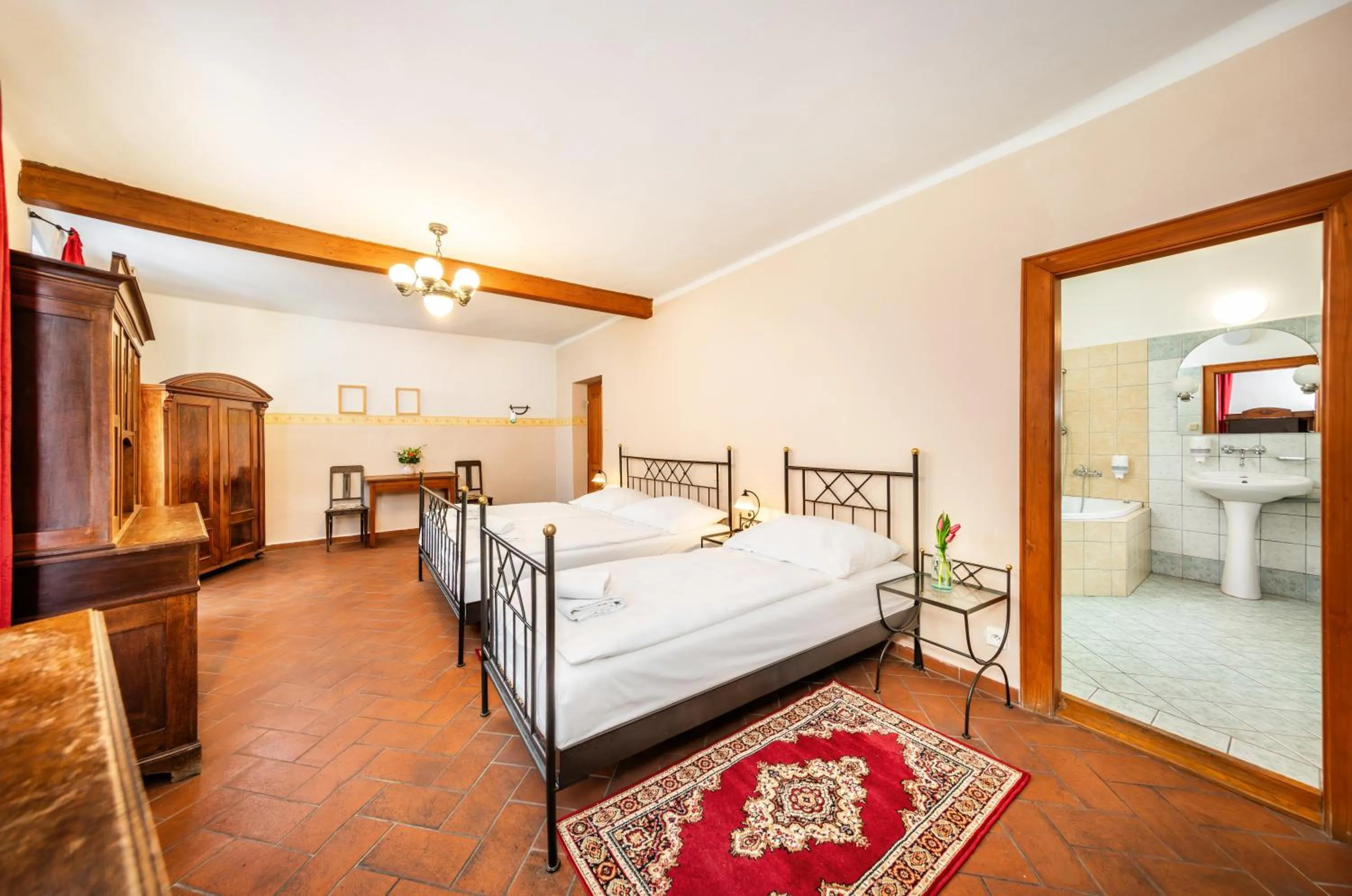 Bed in Hotel Barbakan