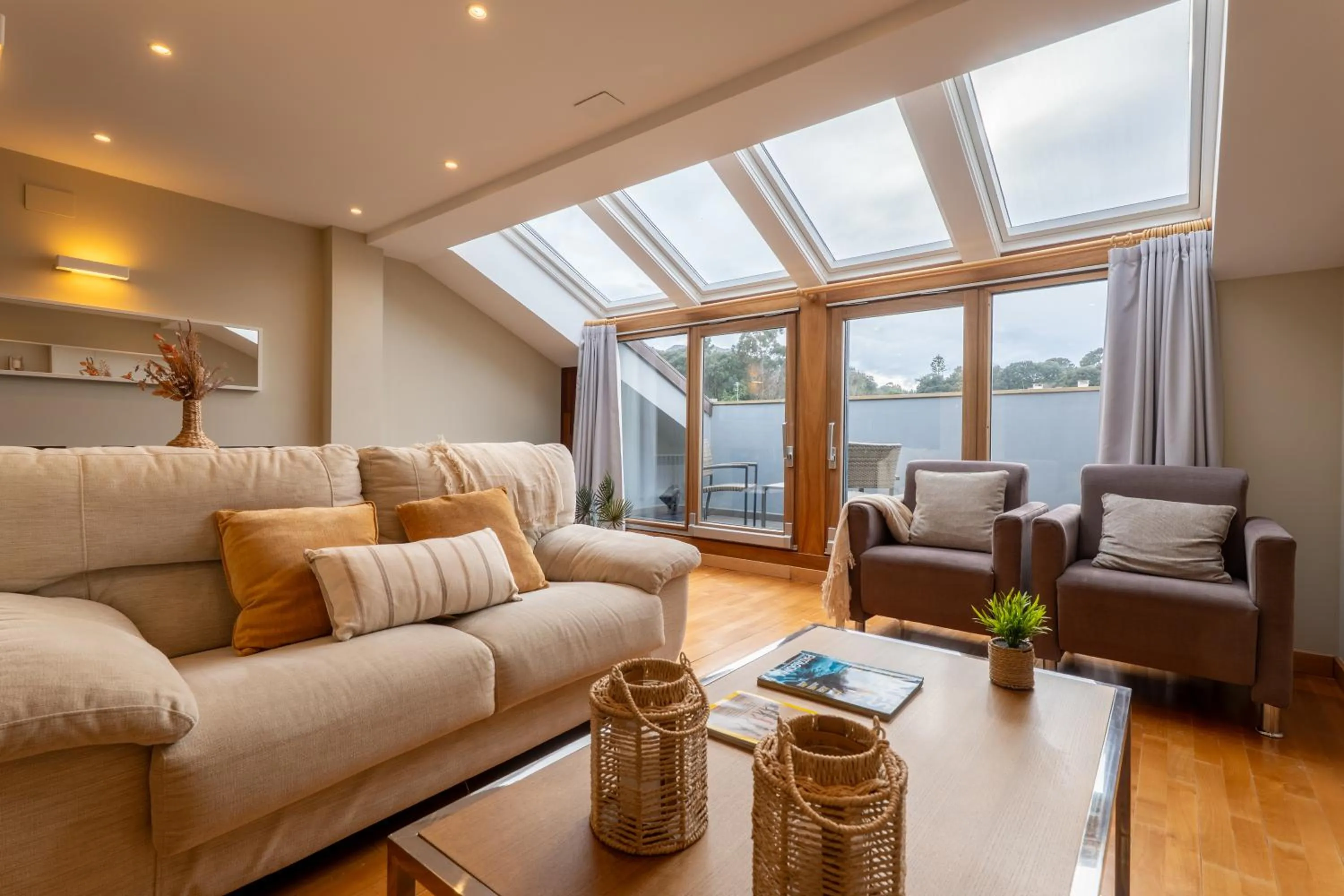 Living room in Apartamentos Albatros