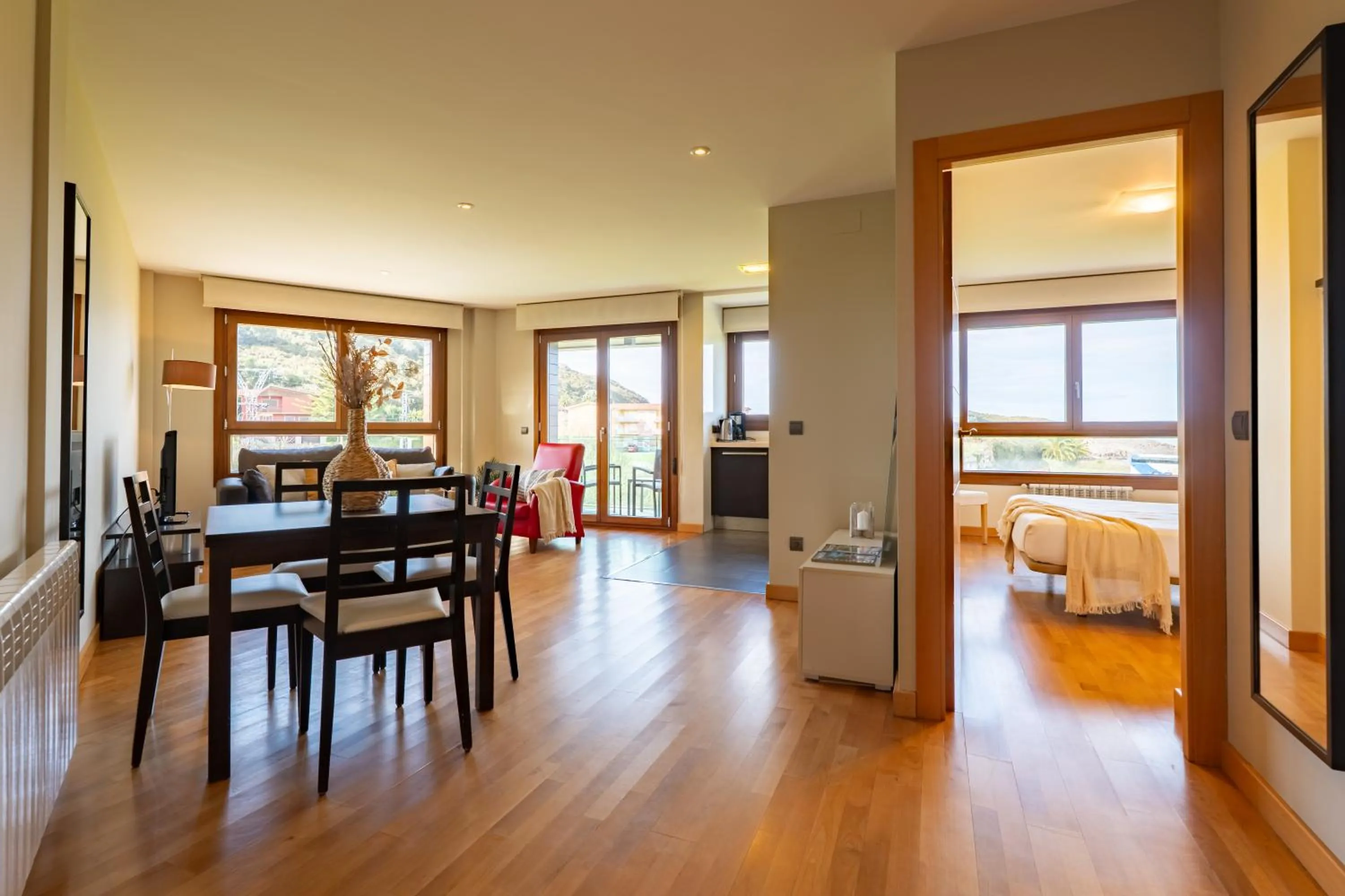 Living room in Apartamentos Albatros