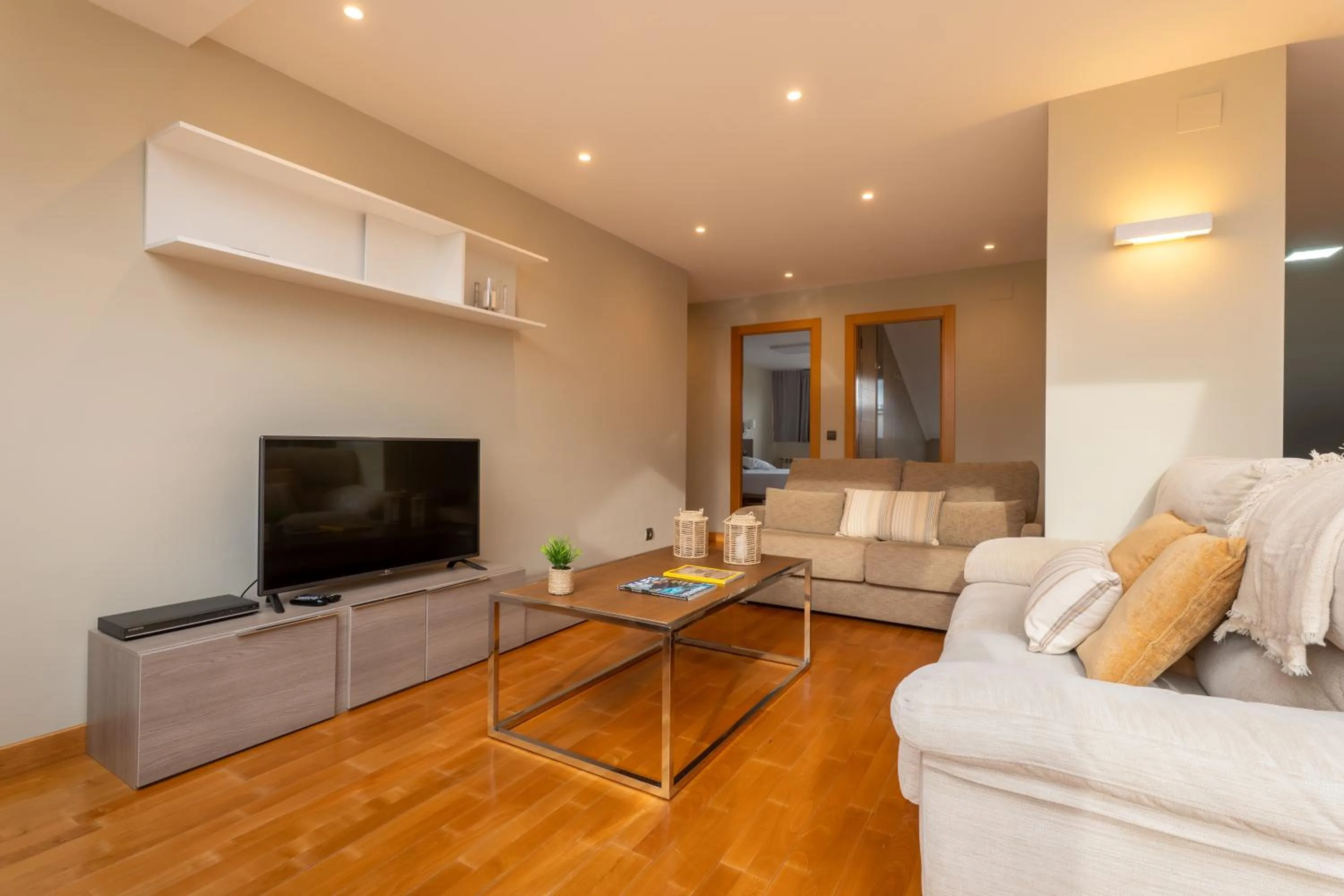 Living room in Apartamentos Albatros