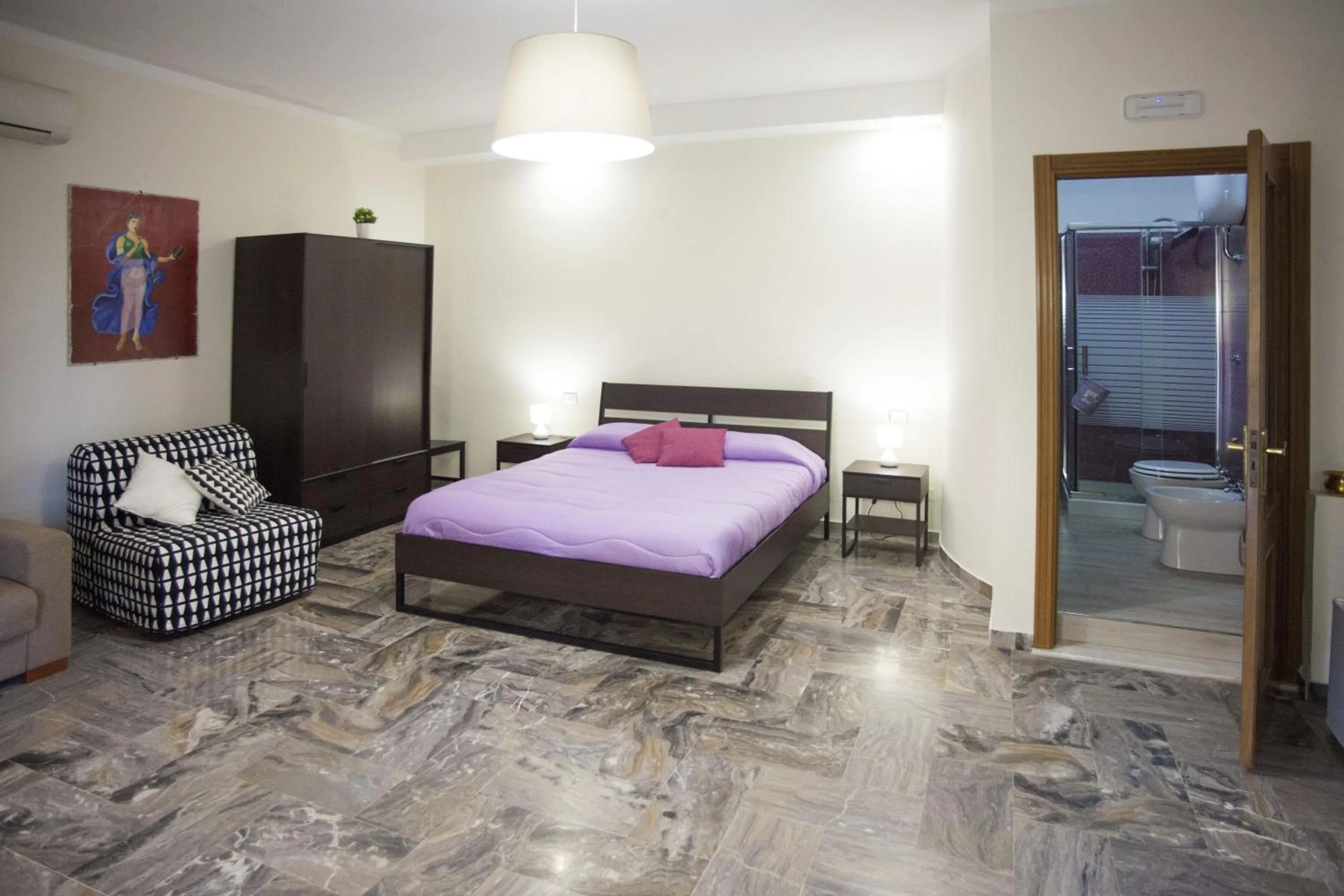 Bathroom, Bed in Pompei Gryllus