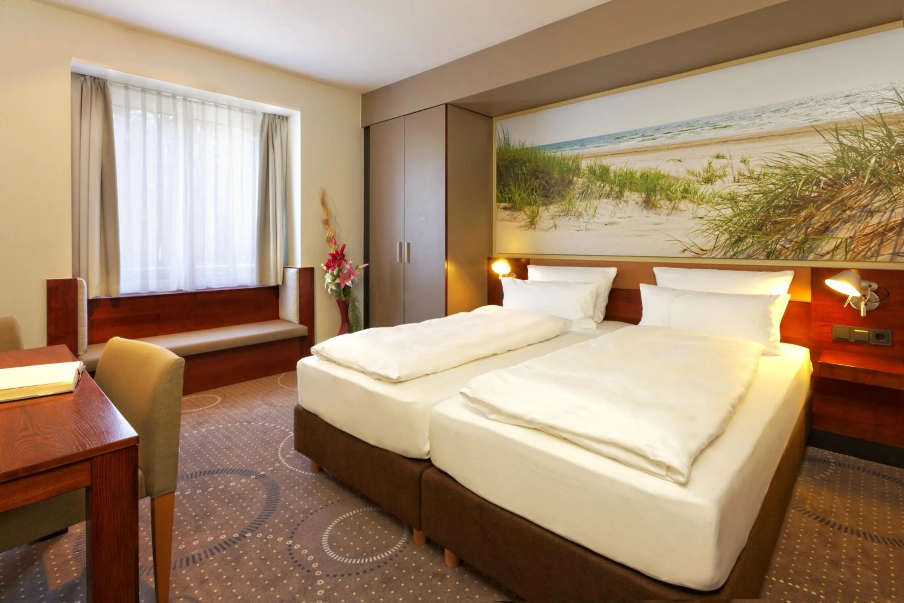 Bed in Hotel Kaliebe