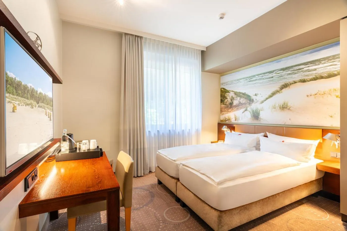 Bed in Hotel Kaliebe