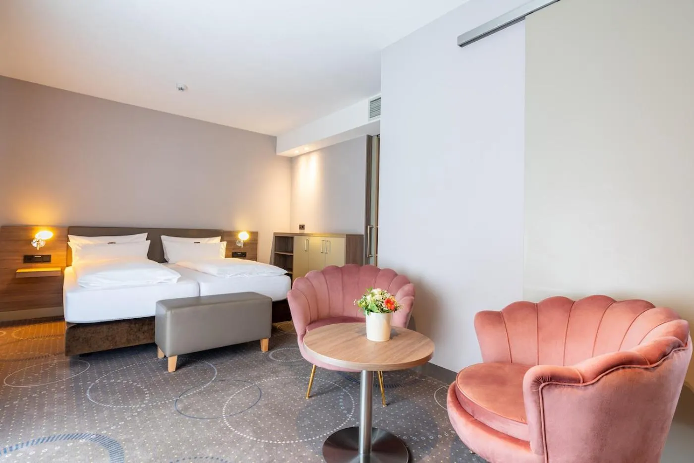 Bed in Hotel Kaliebe