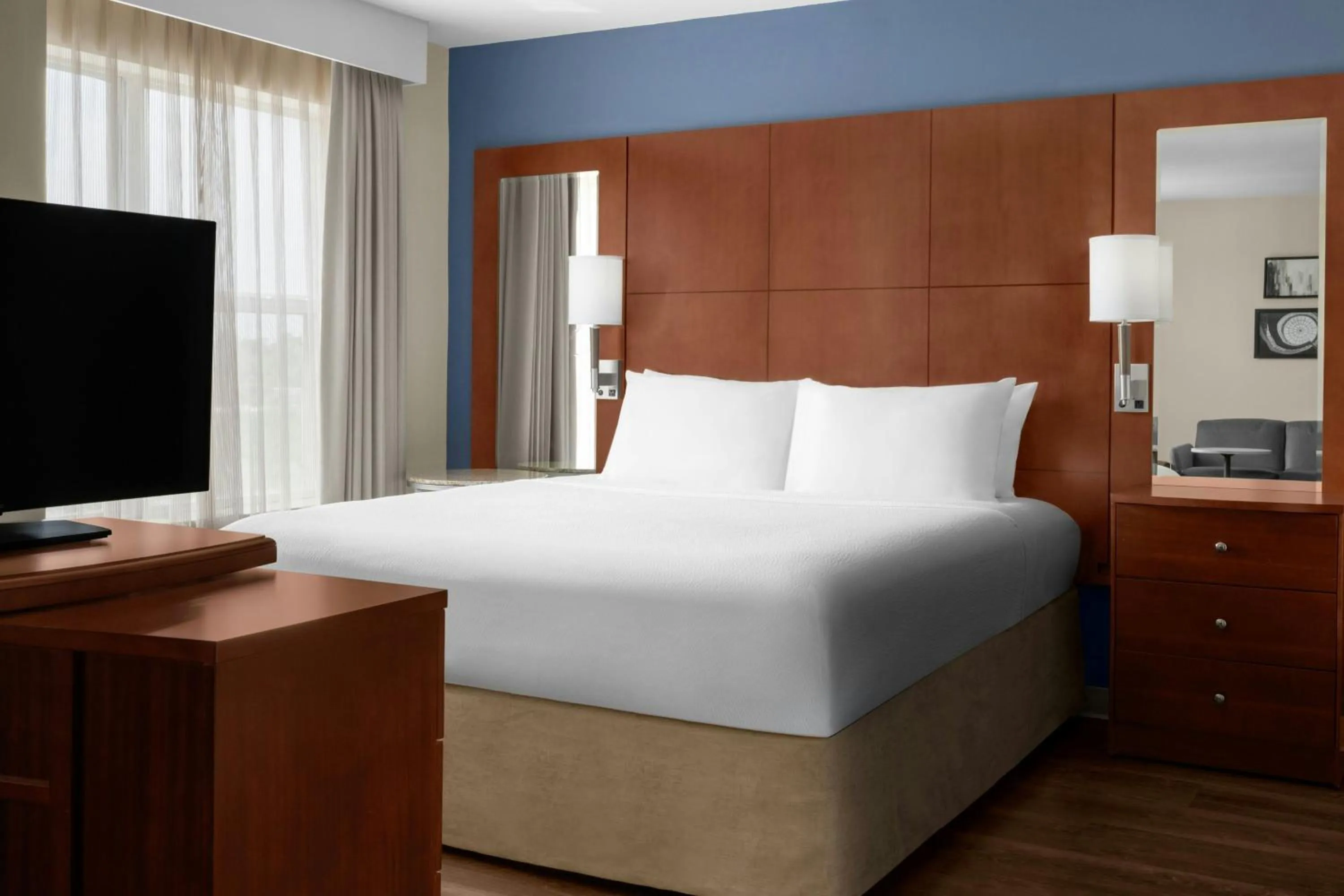 Photo of the whole room, Bed in Residence Inn by Marriott Houston Katy Mills