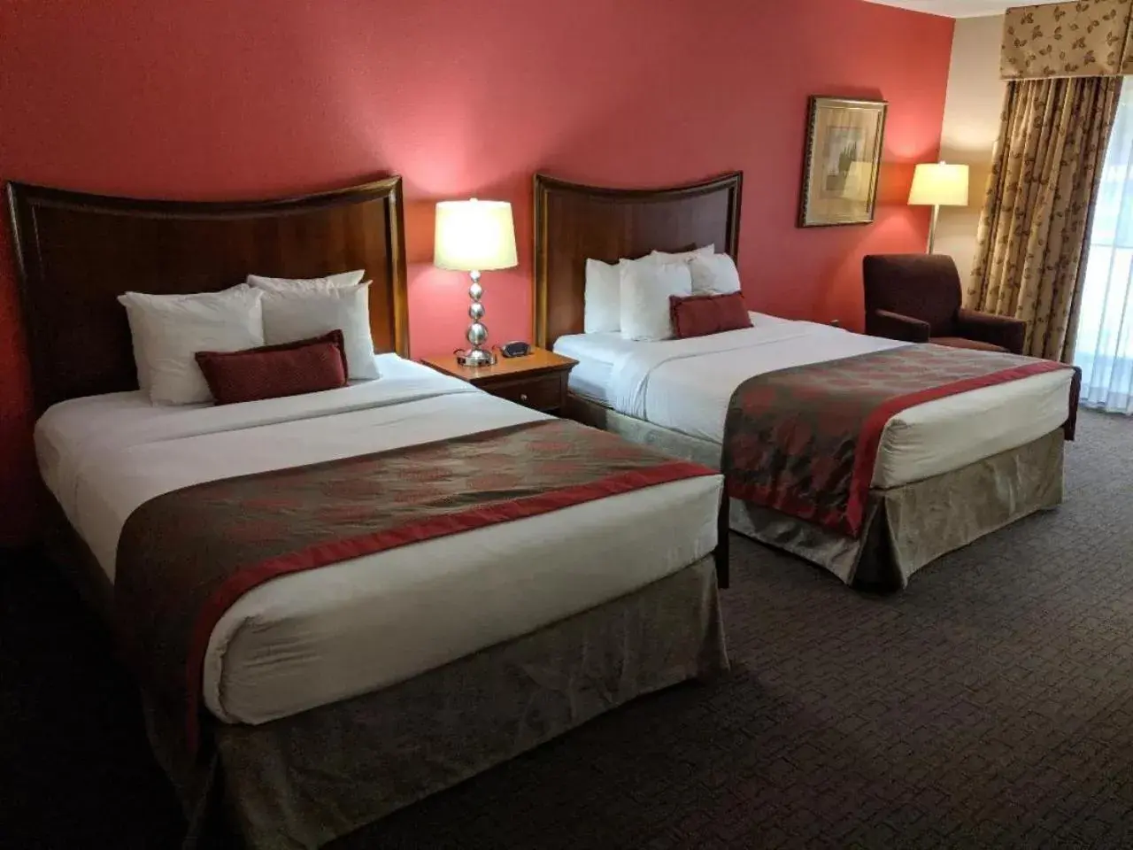 Queen Room with Two Queen Beds - Mobility Access in Ramada by Wyndham Raleigh Queen Room with Two Queen Beds - Mobility Access in Ramada by Wyndham Raleigh