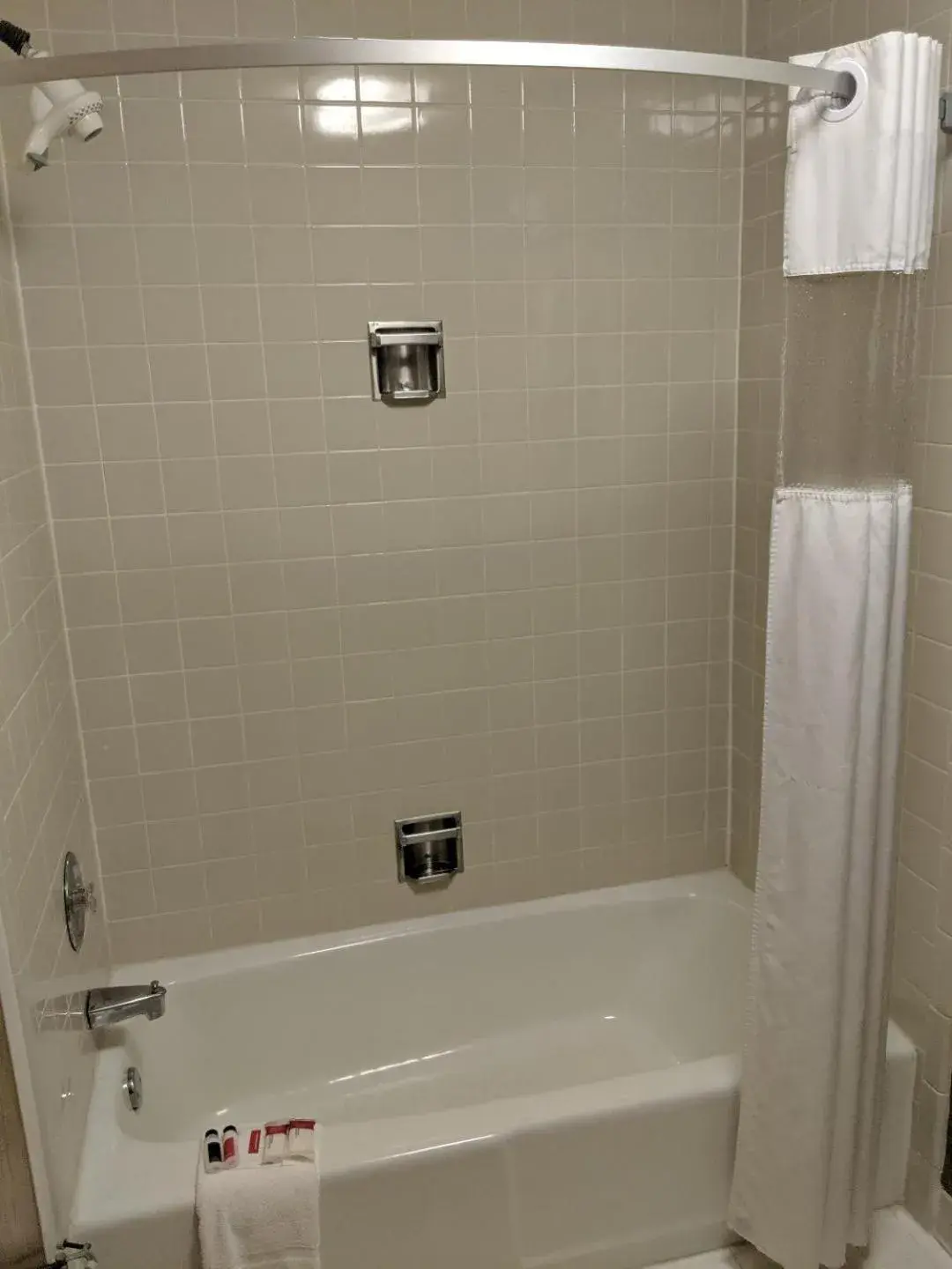 Bathroom in Ramada by Wyndham Raleigh Bathroom in Ramada by Wyndham Raleigh