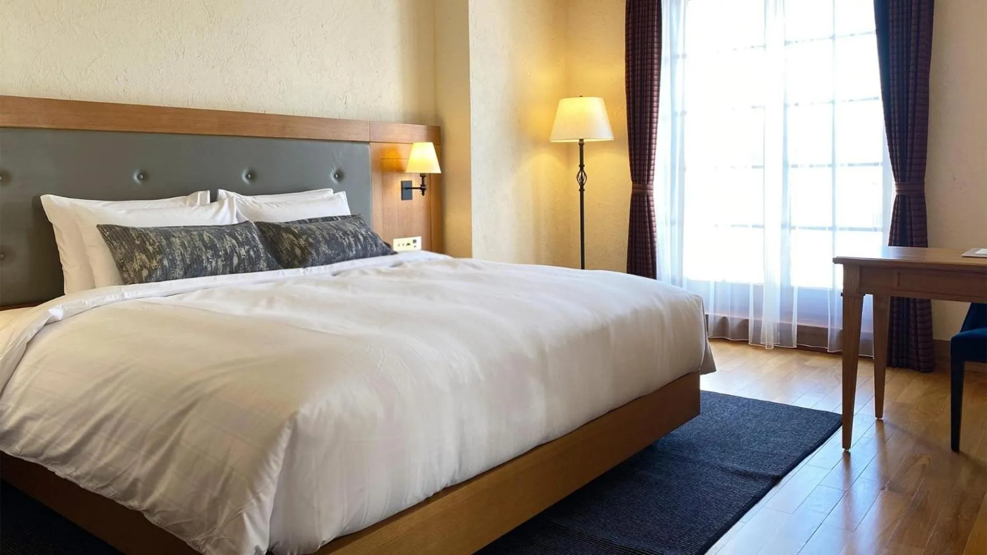 Bed in Lotte Arai Resort