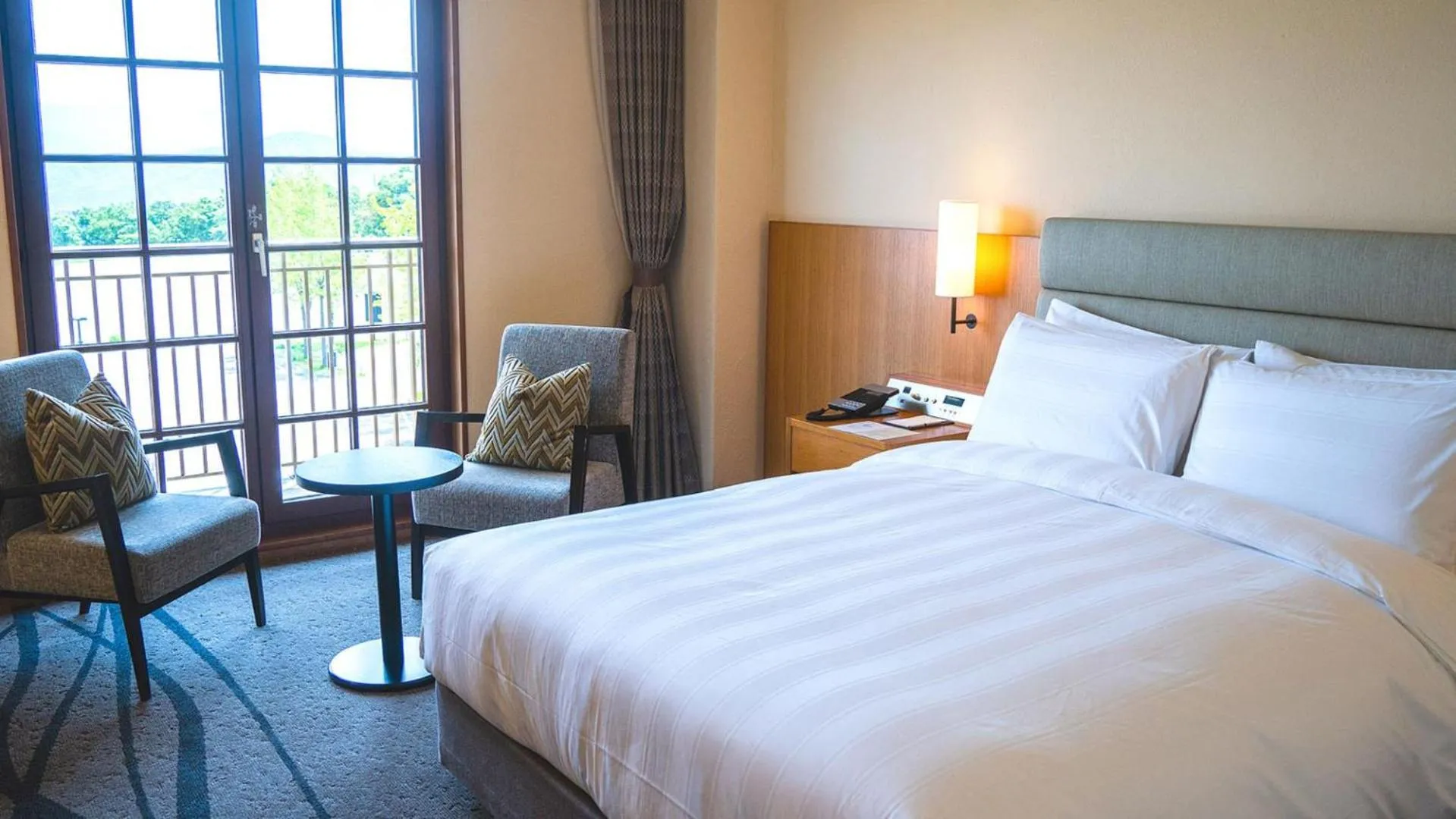 Bed in Lotte Arai Resort