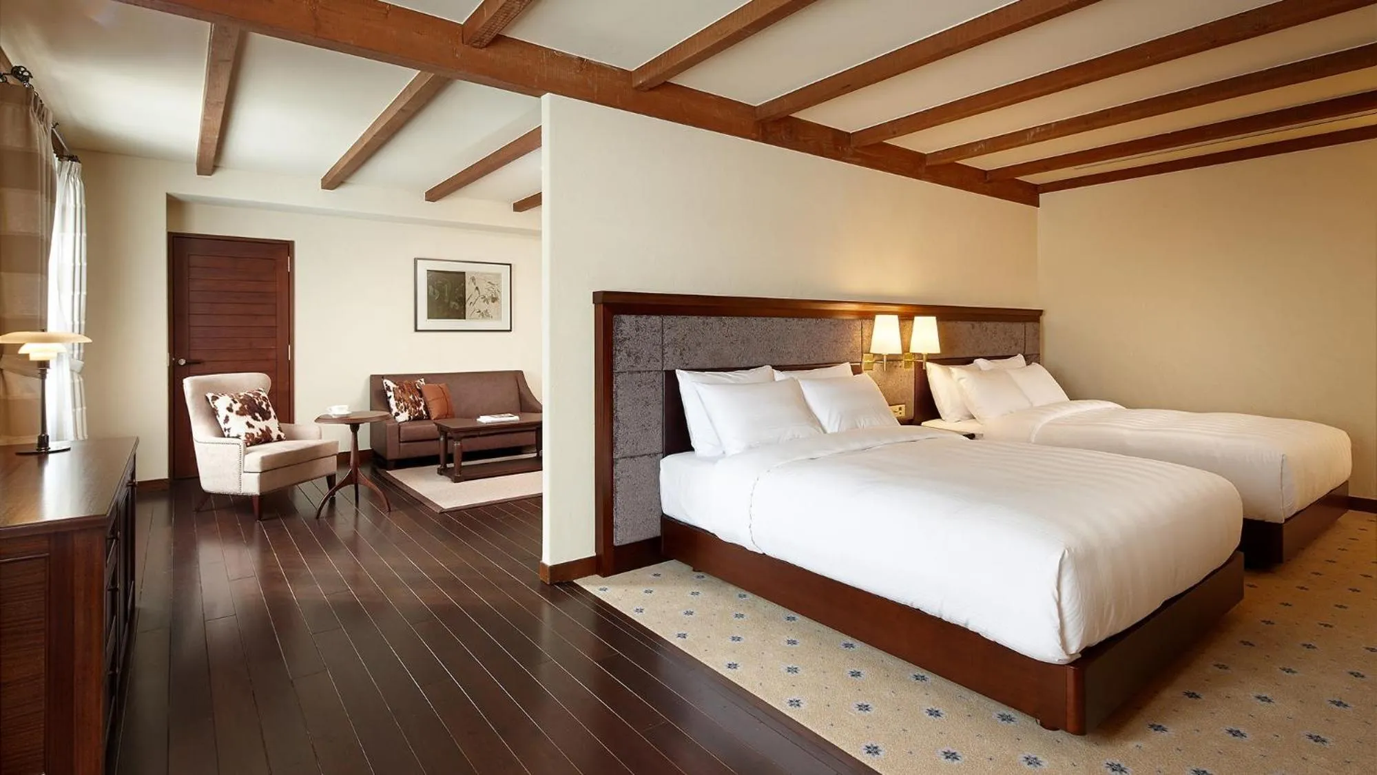 Bed in Lotte Arai Resort