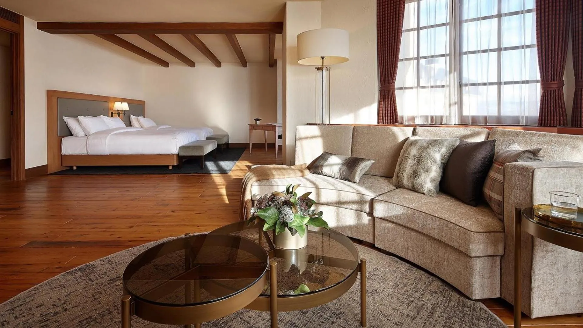 Bed in Lotte Arai Resort