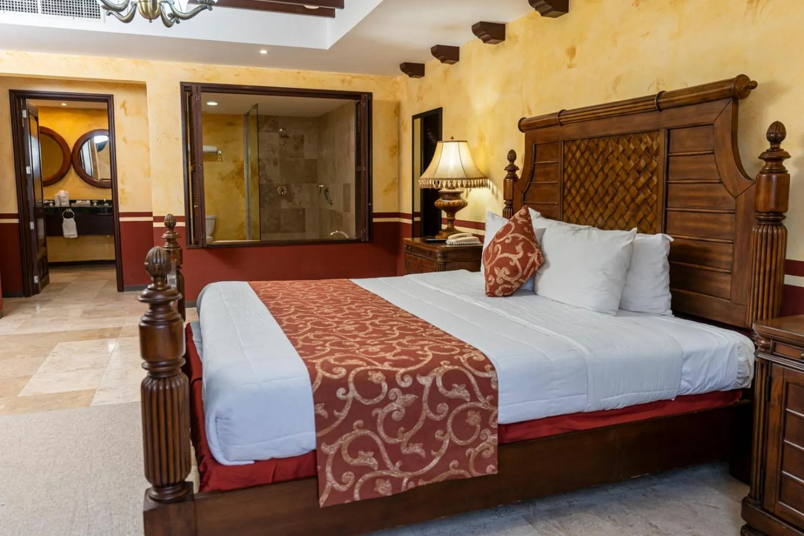 Bed in Hotel Ocean View