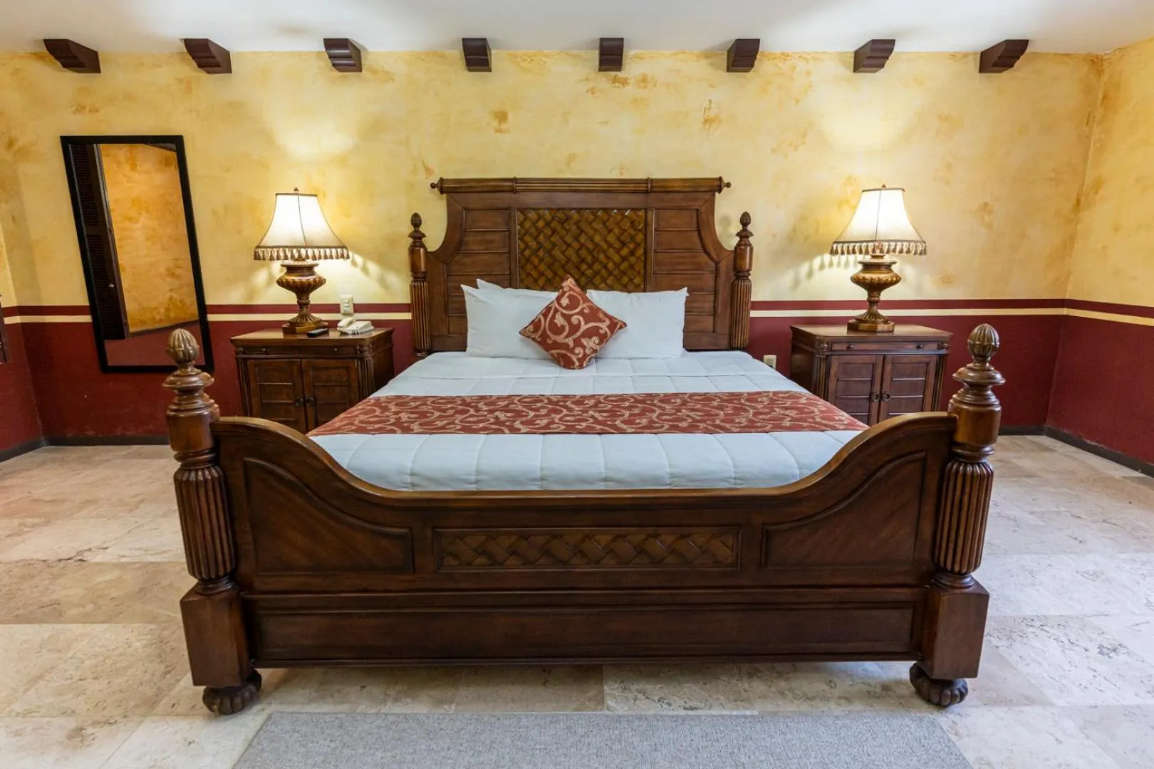 Bed in Hotel Ocean View