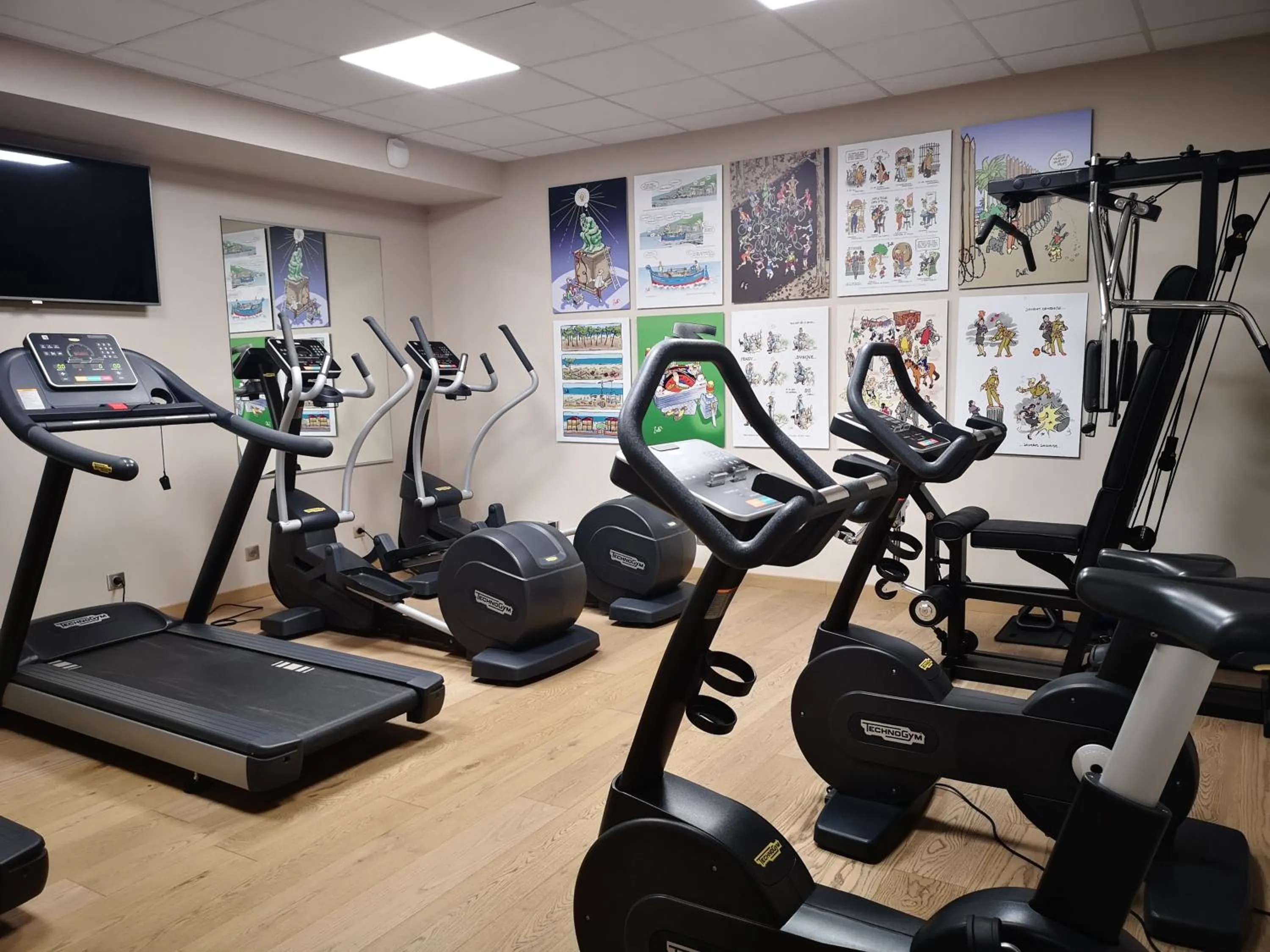 Fitness centre/facilities in Hotel Residence Lido Marana Bastia Furiani