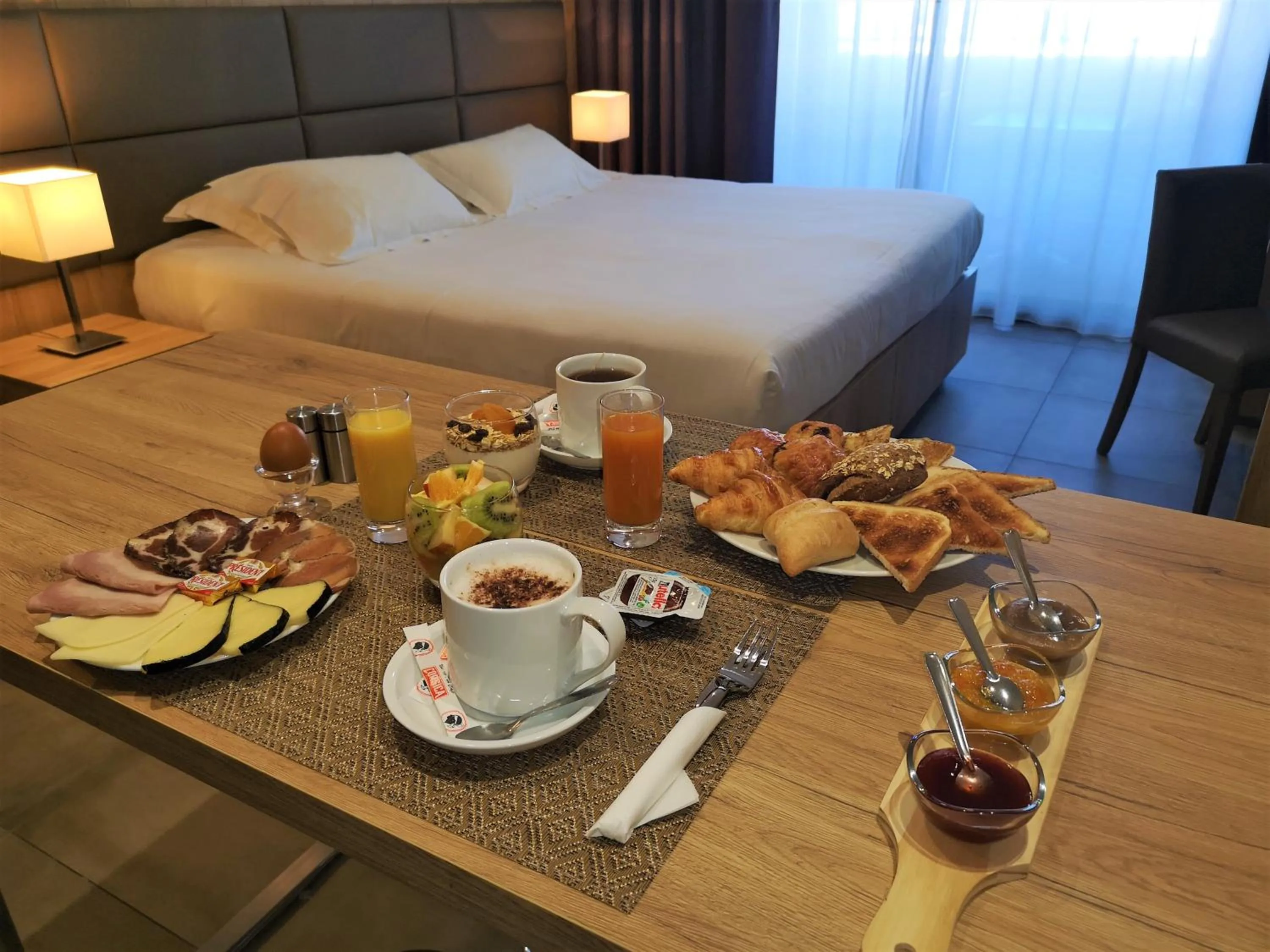 Breakfast, Bed in Hotel Residence Lido Marana Bastia Furiani