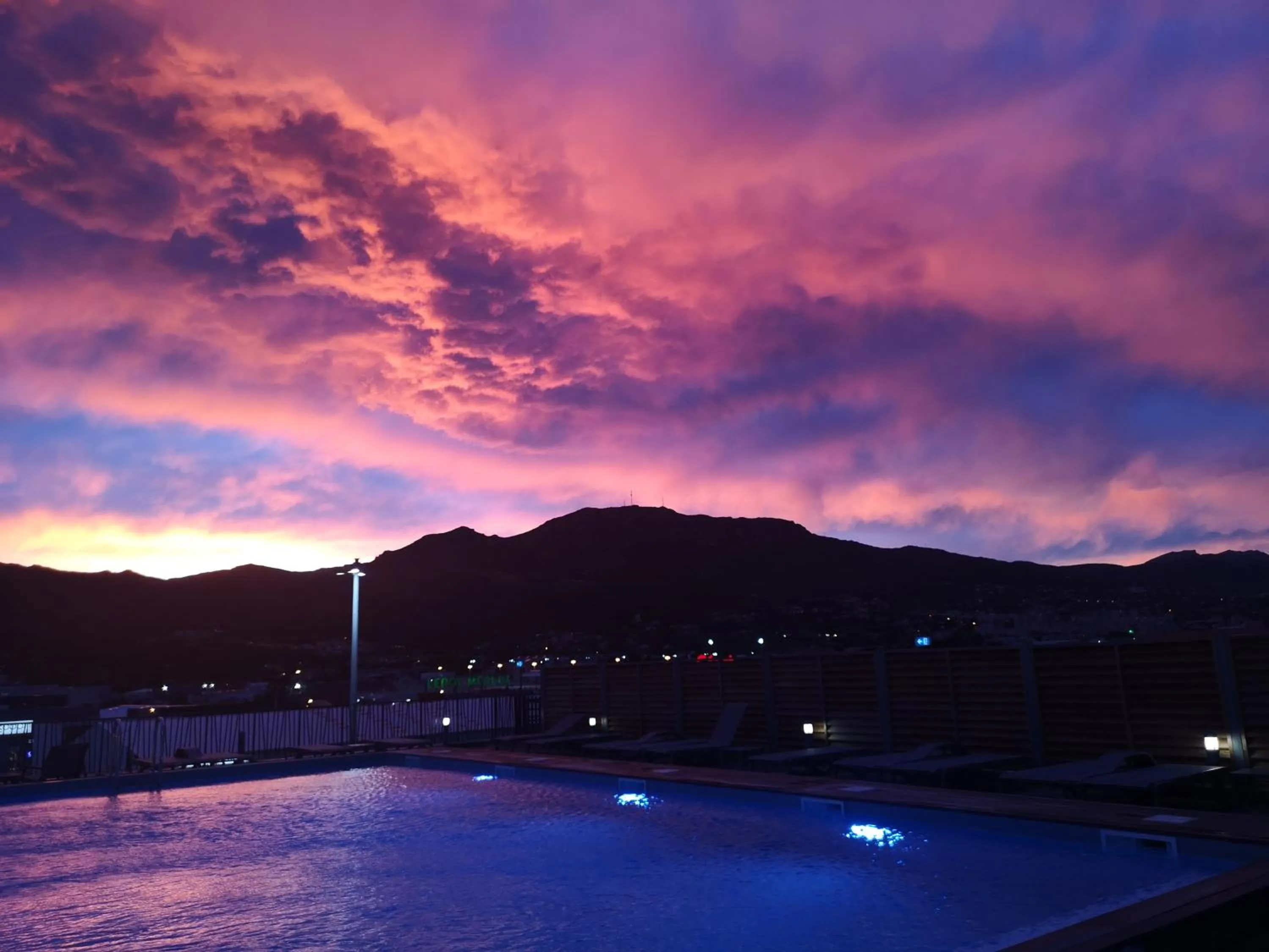 Swimming pool in Hotel Residence Lido Marana Bastia Furiani