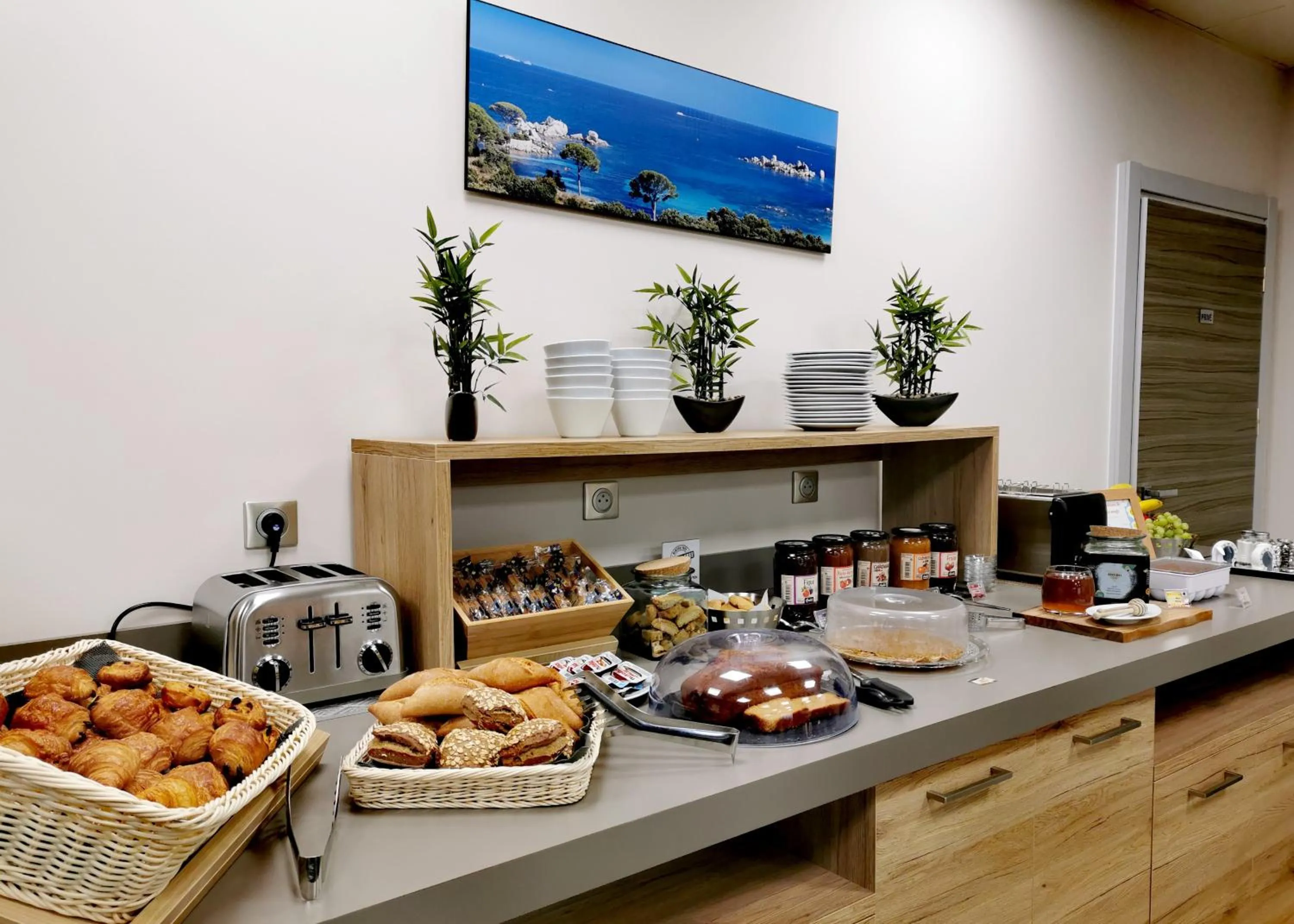 Breakfast in Hotel Residence Lido Marana Bastia Furiani