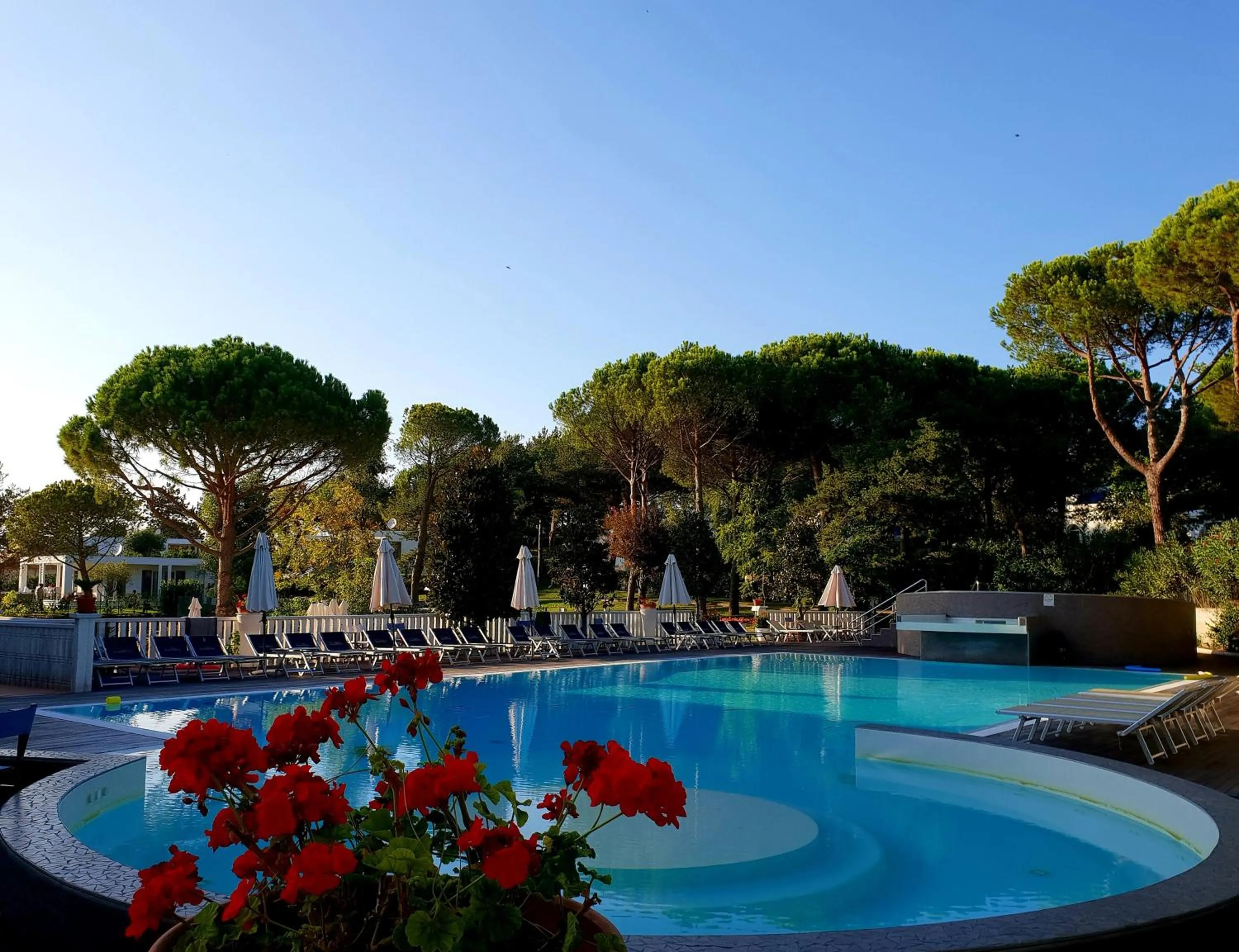 Pool view in Villaggio La Pescaccia