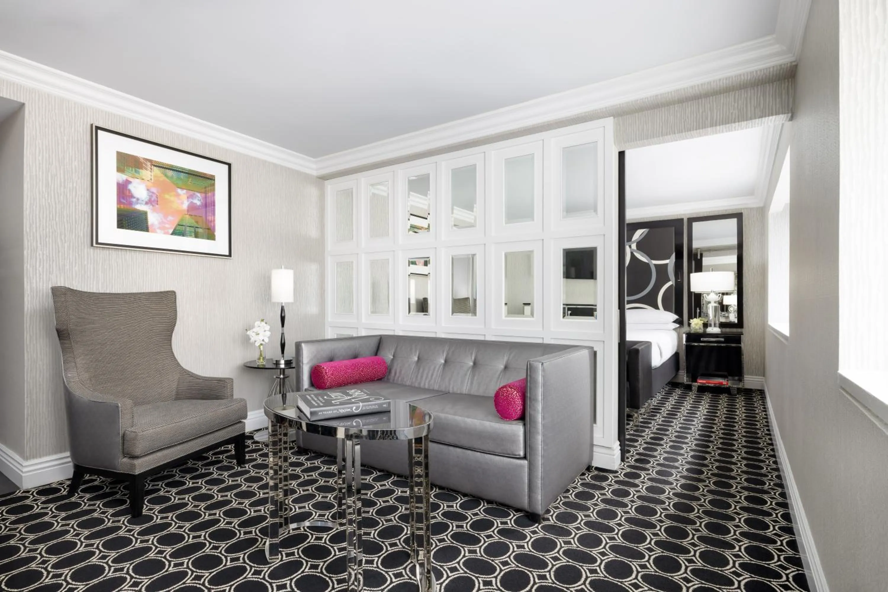 Seating area in The Muse New York